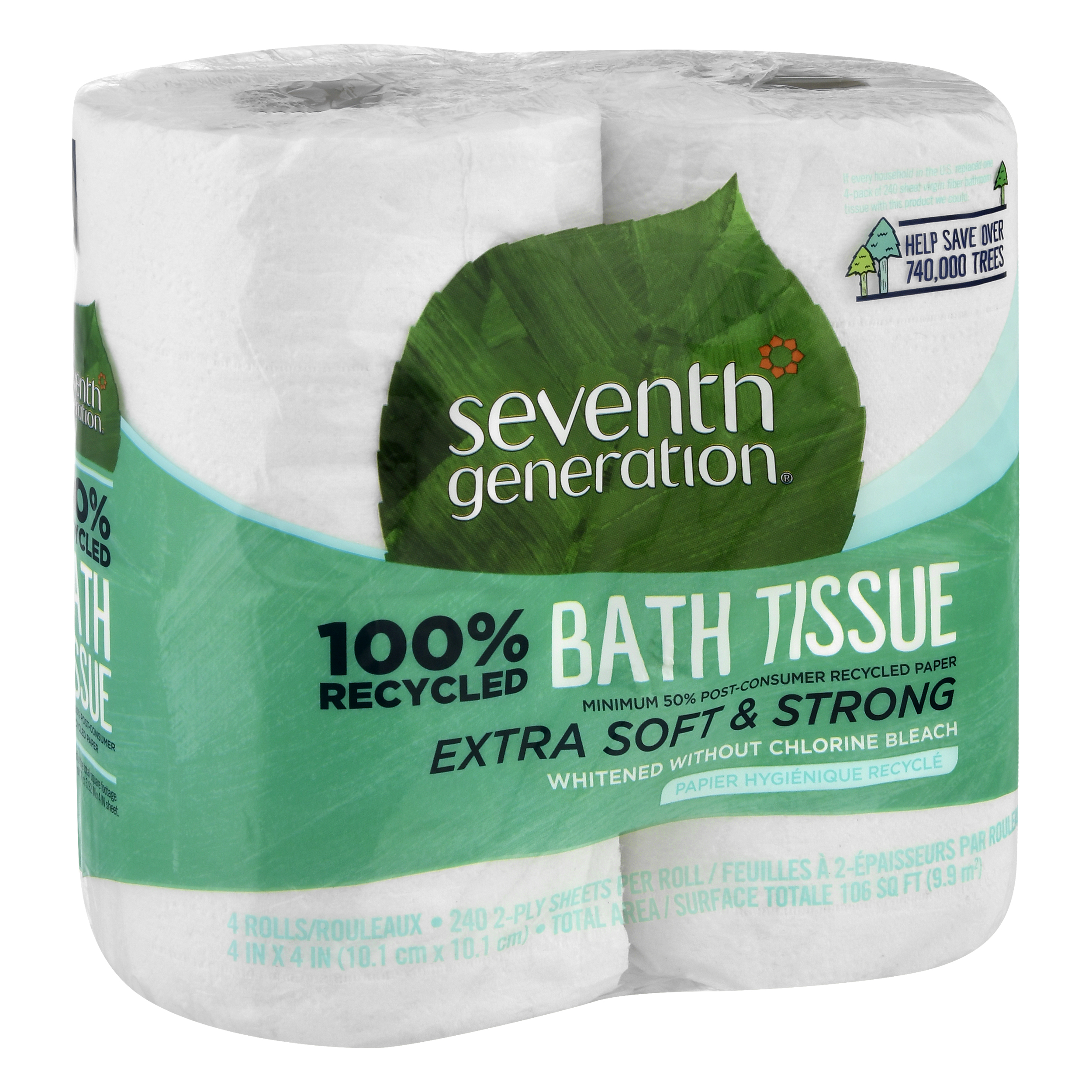 Seventh Generation 2-Ply Extra Soft & Strong Bath Tissue