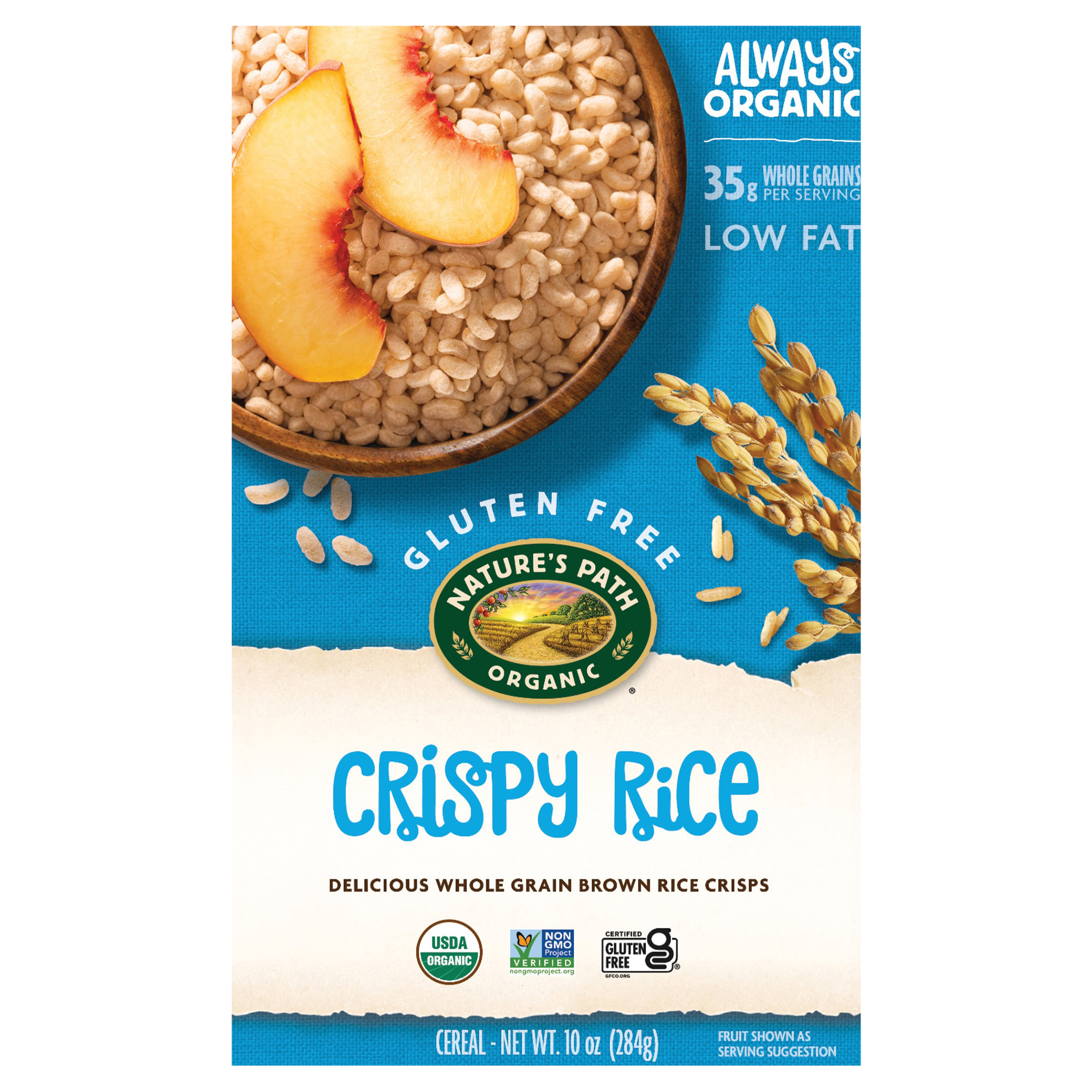 Nature's Path Organic Crispy Rice Cereal 10oz Box