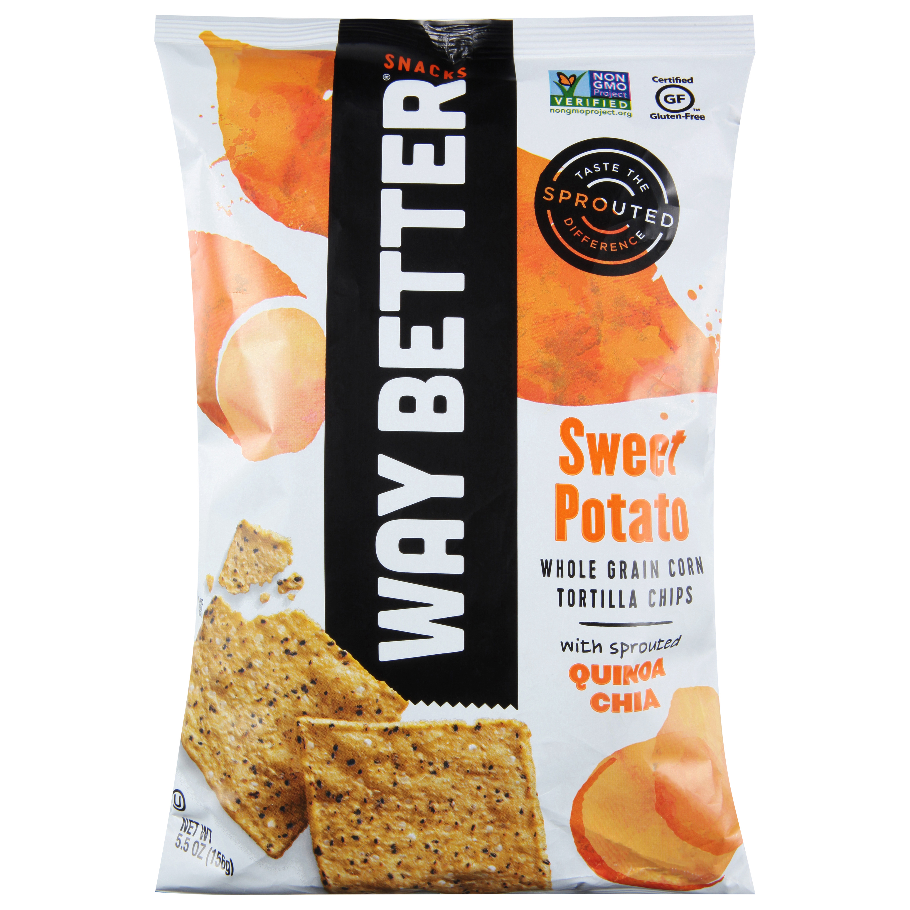 Way Better Snacks Whole Grain Corn Sweet Potato Tortilla Chips