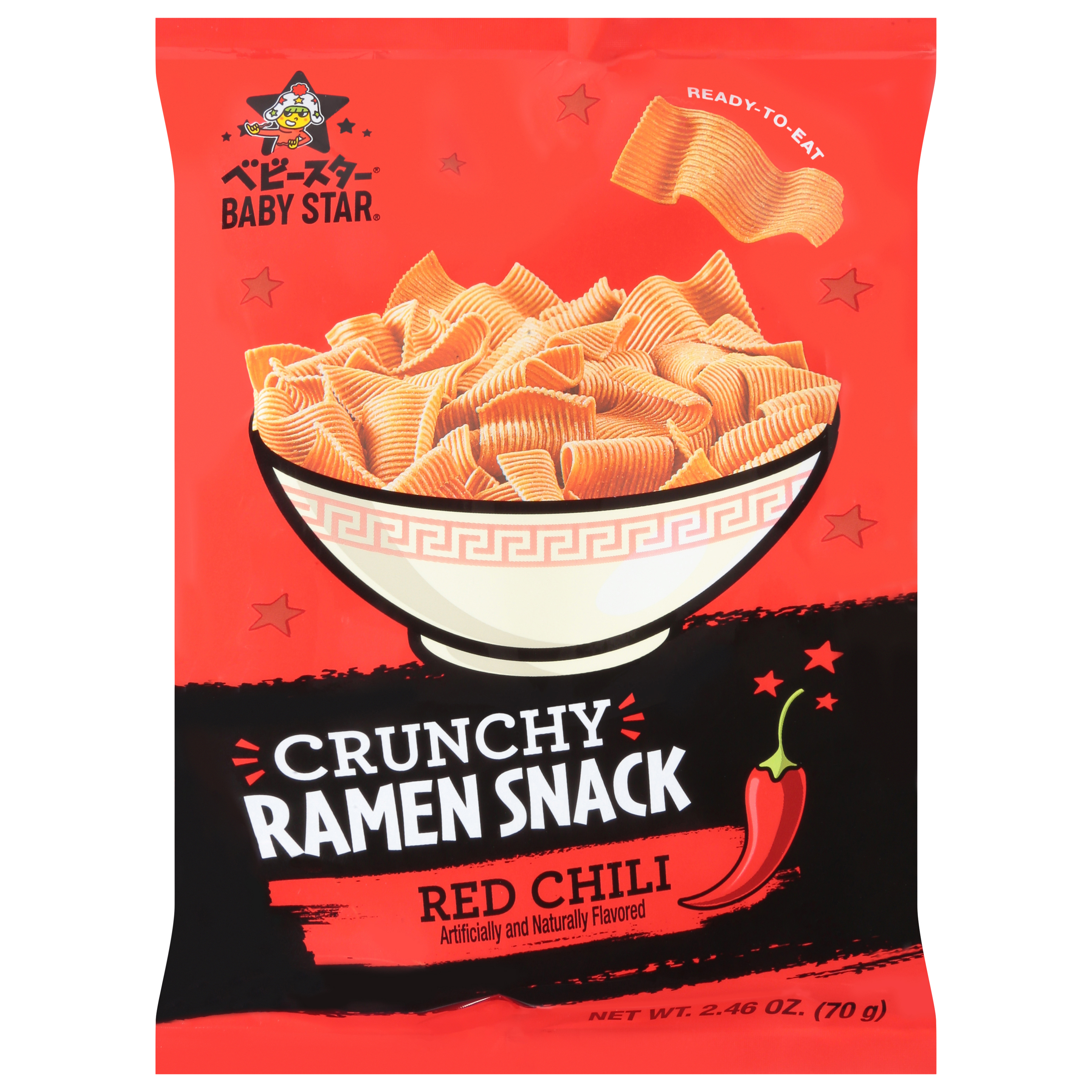 Baby Star Crunchy Red Chili Ramen Snack