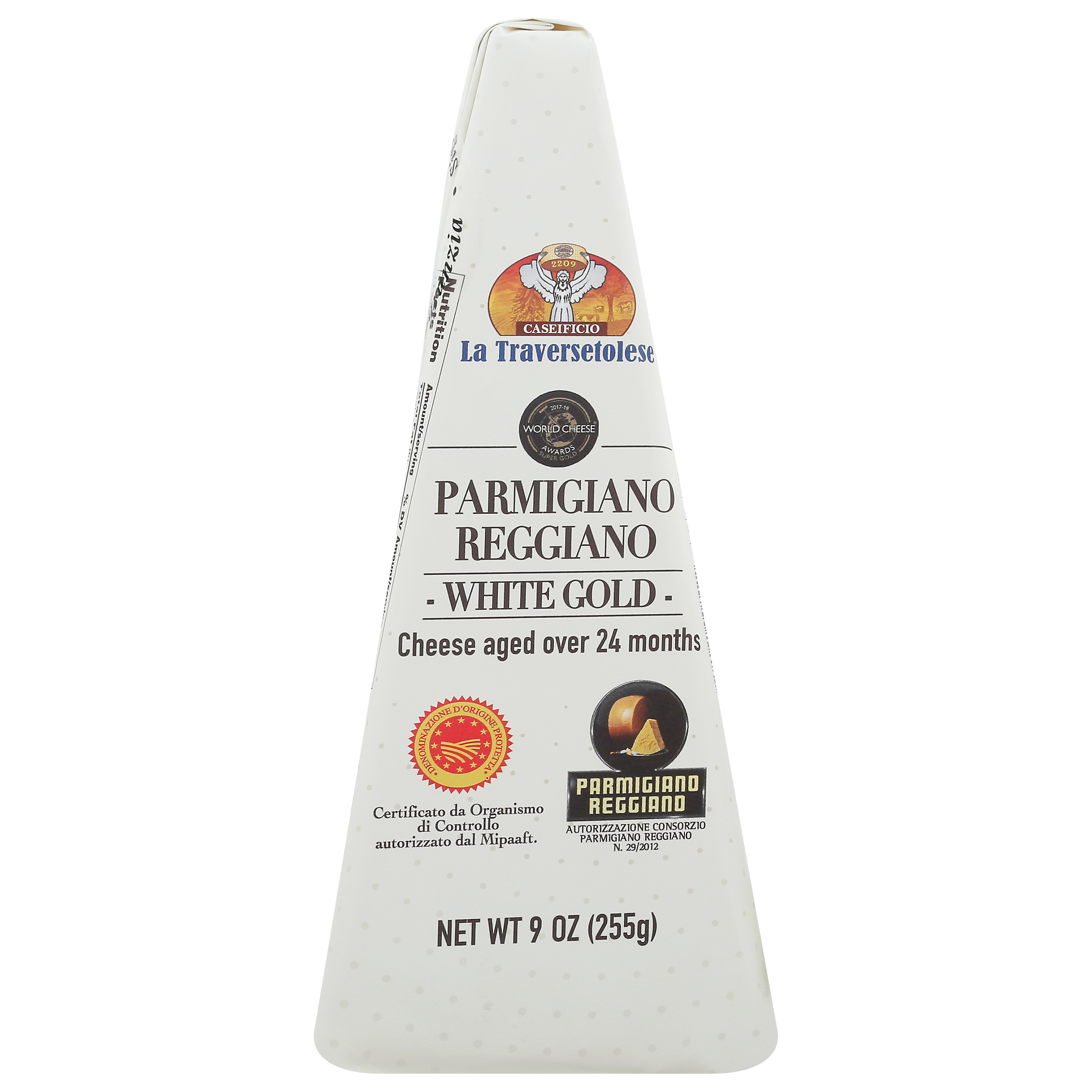 Ambrosi La Traversetolese White Gold Parmigiano Reggiano PDO Cheese 9 oz