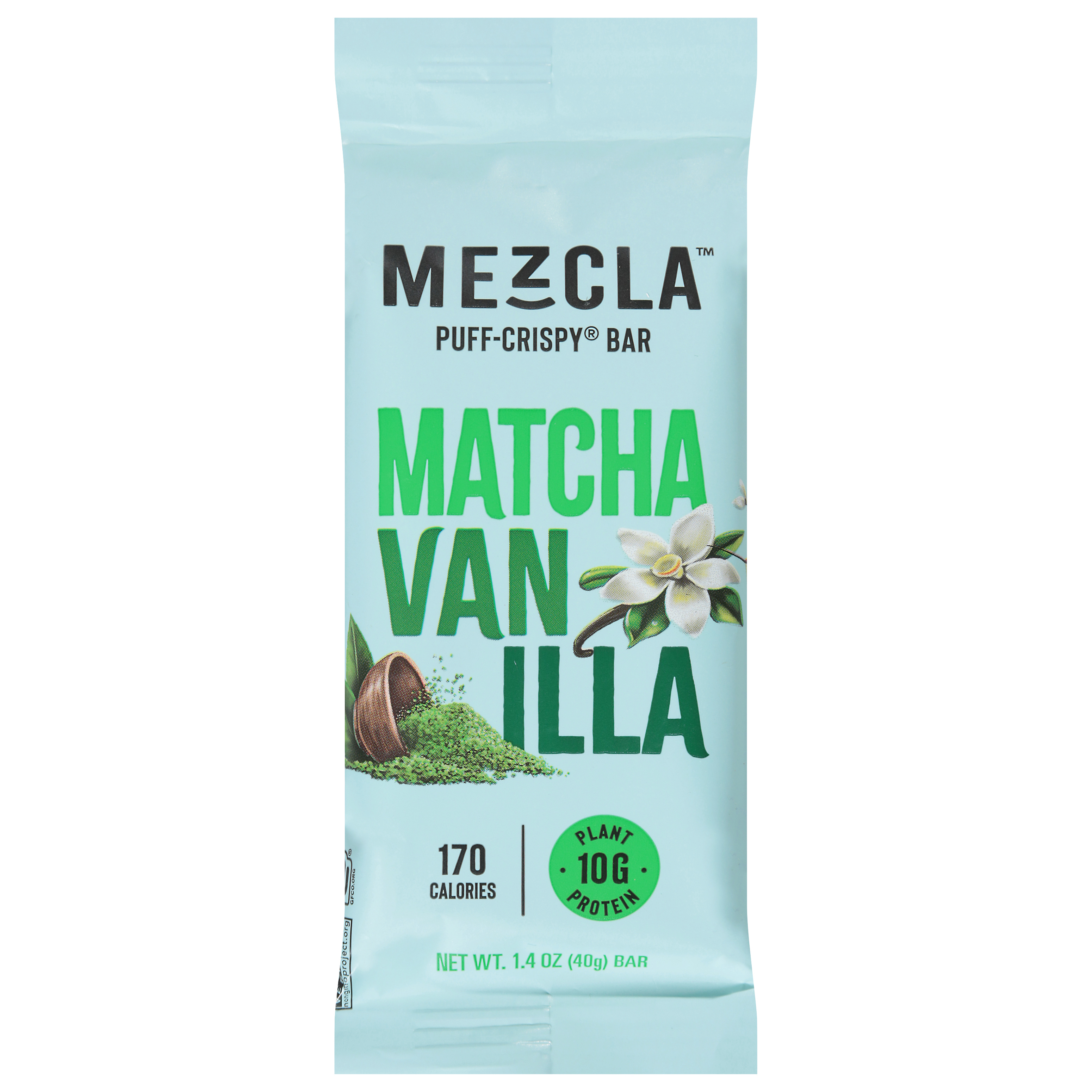 Mezcla Matcha Vanilla Puff-Crispy Bar