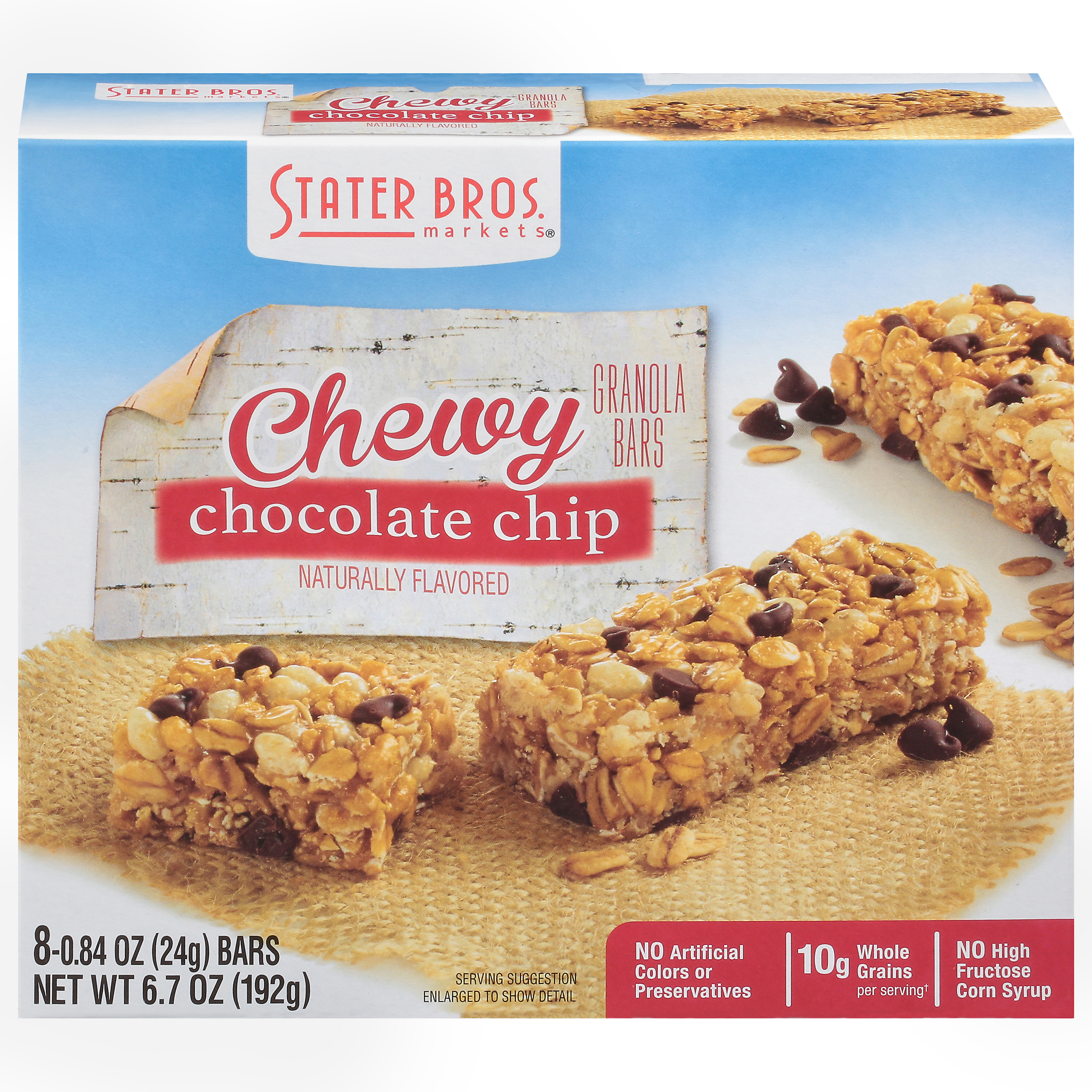 Stater Bros. Markets Chewy Chocolate Chip Granola Bars 8 ea