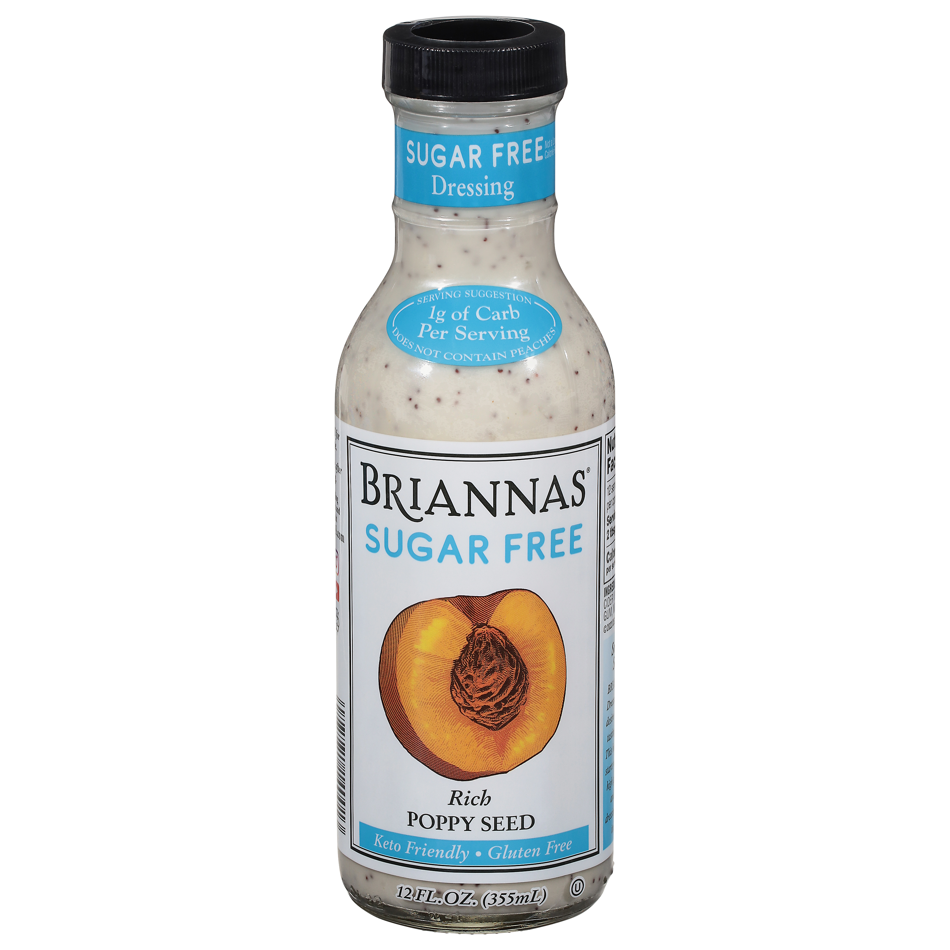 Briannas Sugar Free Rich Poppy Seed Dressing