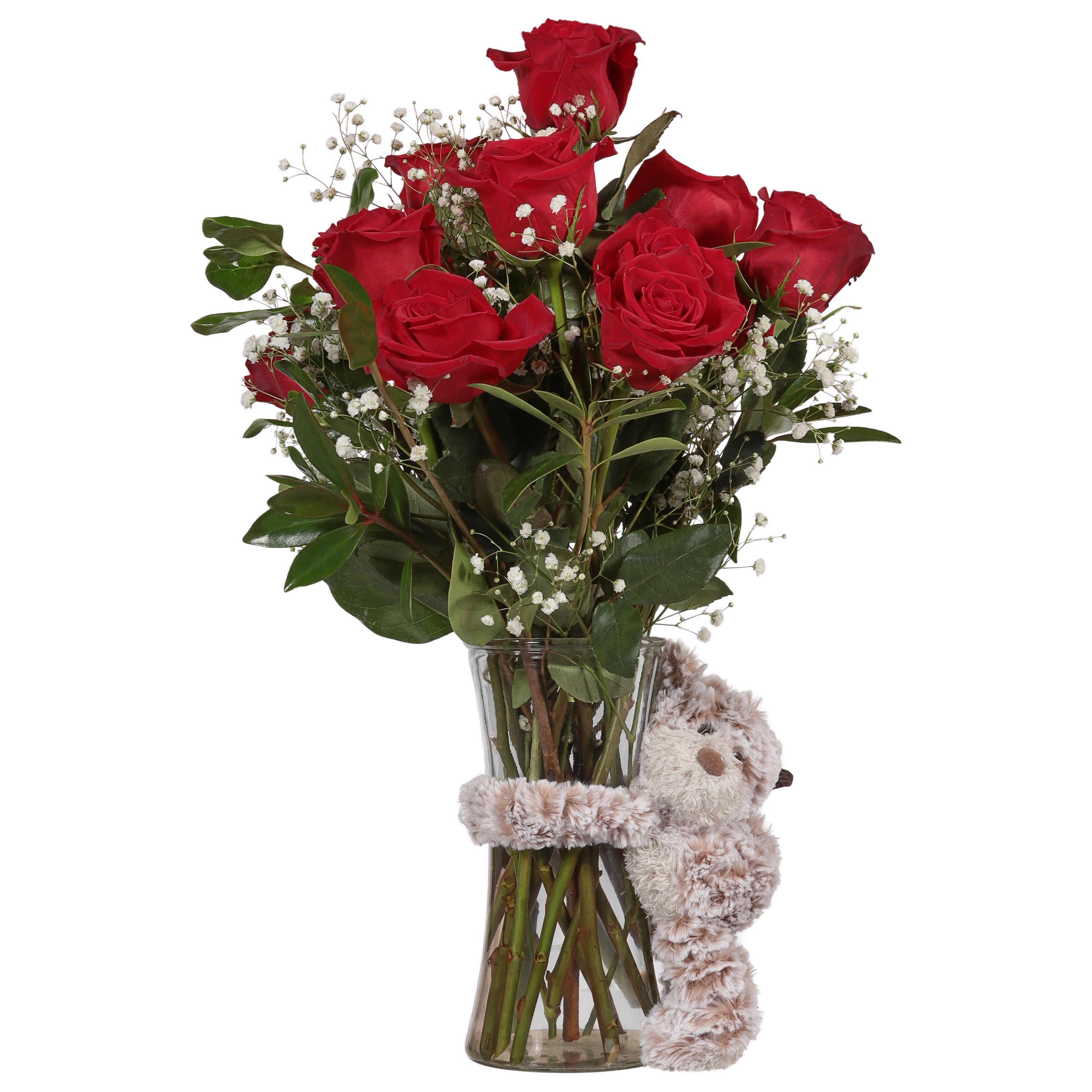 Cub Dozen Rose Everyday Hugs, Arrangements