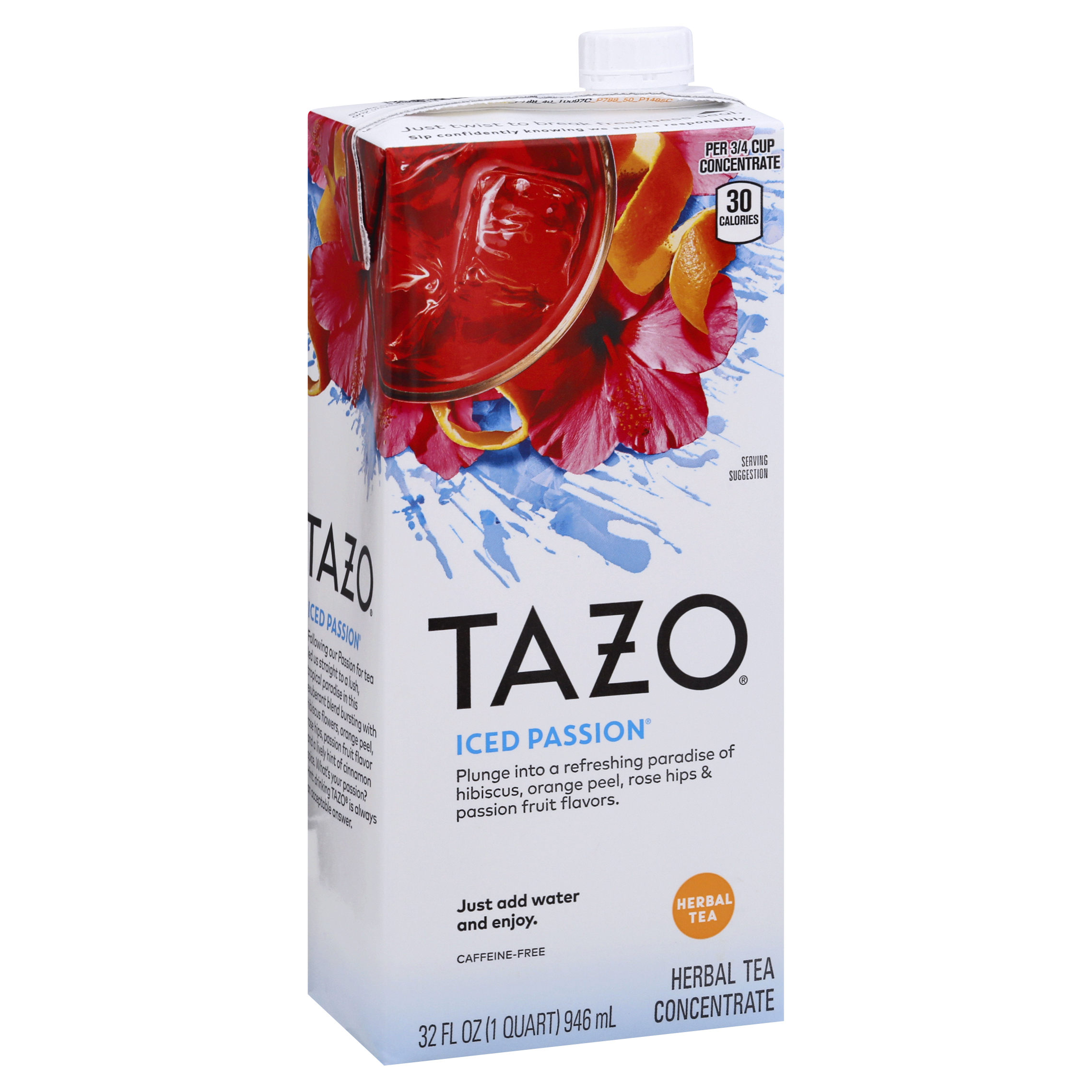 Tazo Concentrate Iced Passion Herbal Tea