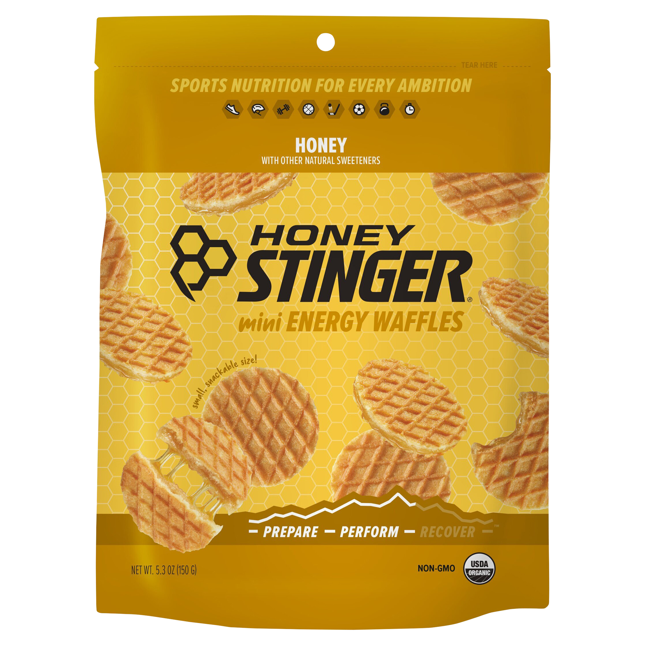 Honey Mini Energy Waffles