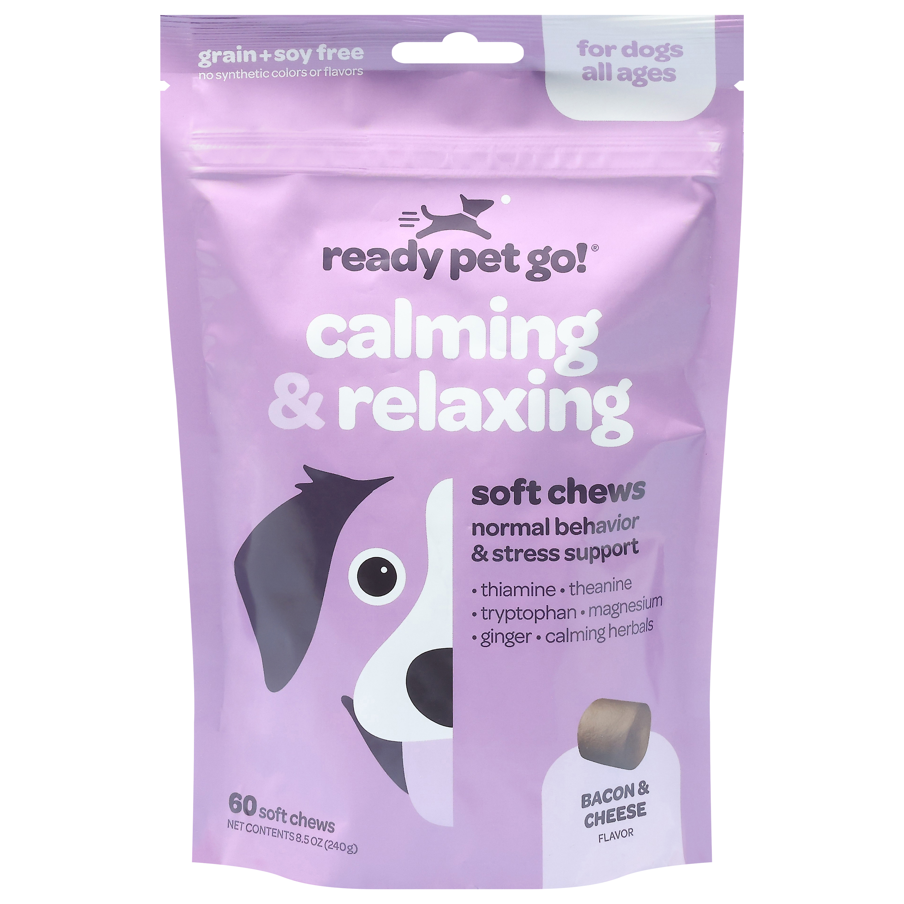 Ready Pet Go! Calming & Relaxing Bacon & Cheese Soft Chews