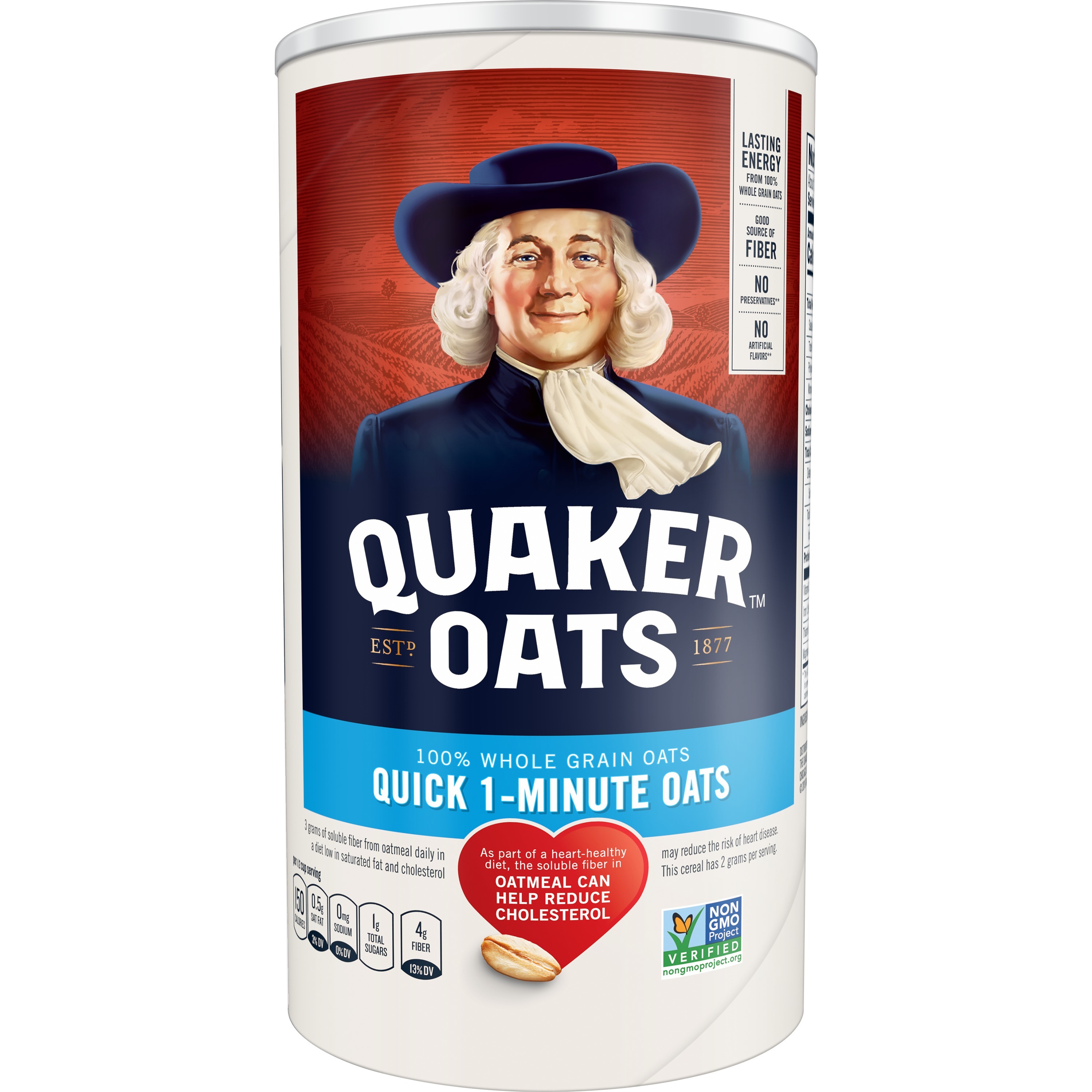 Oats, 100% Whole Grain, Quick 1-Minute