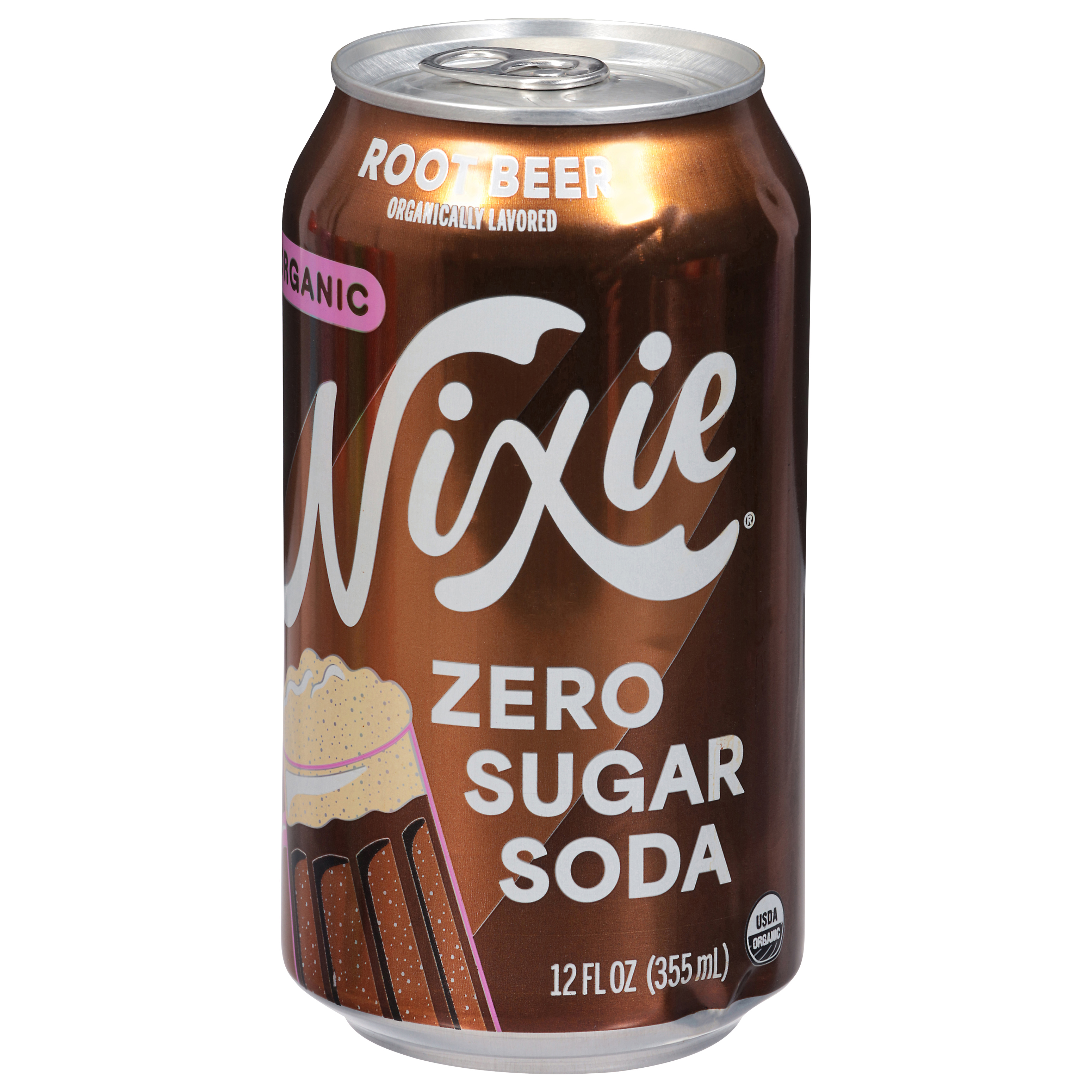 Nixie Organic Zero Sugar Root Beer Soda