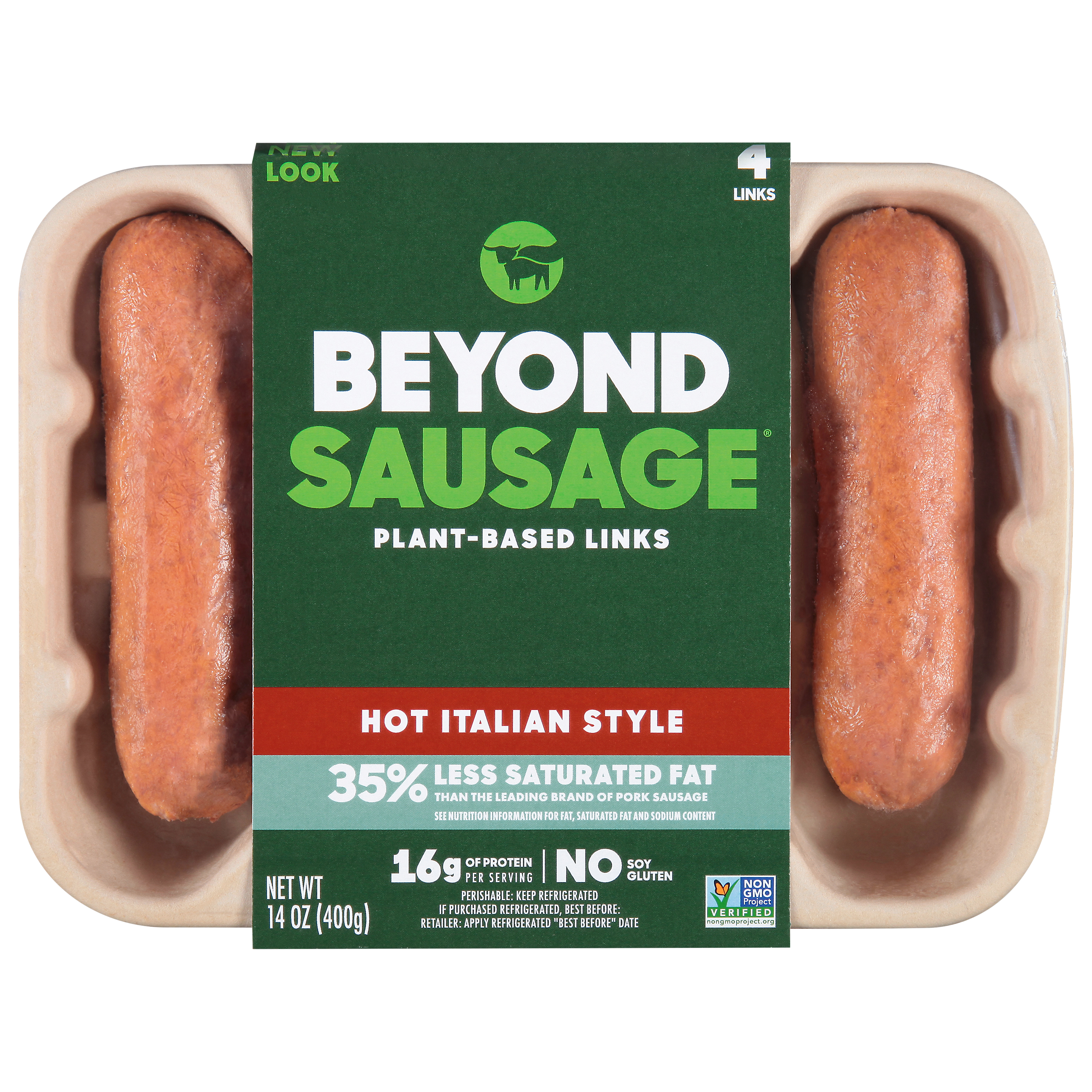Beyond Sausage Hot Italian Style Plant-Based Links