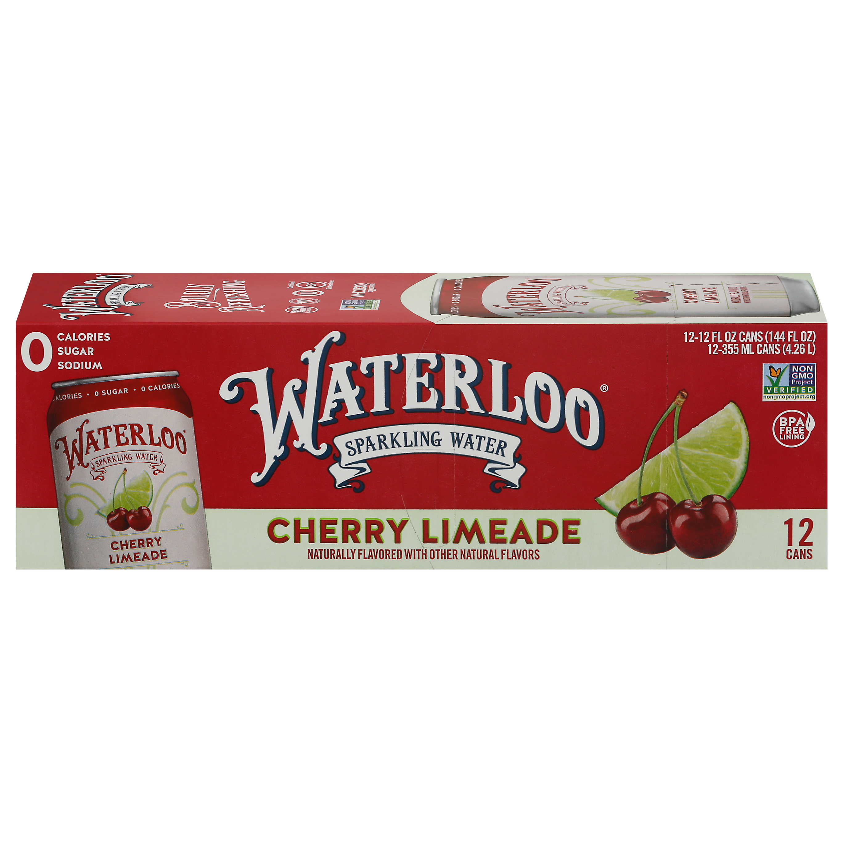 Waterloo Cherry Limeade Sparkling Water