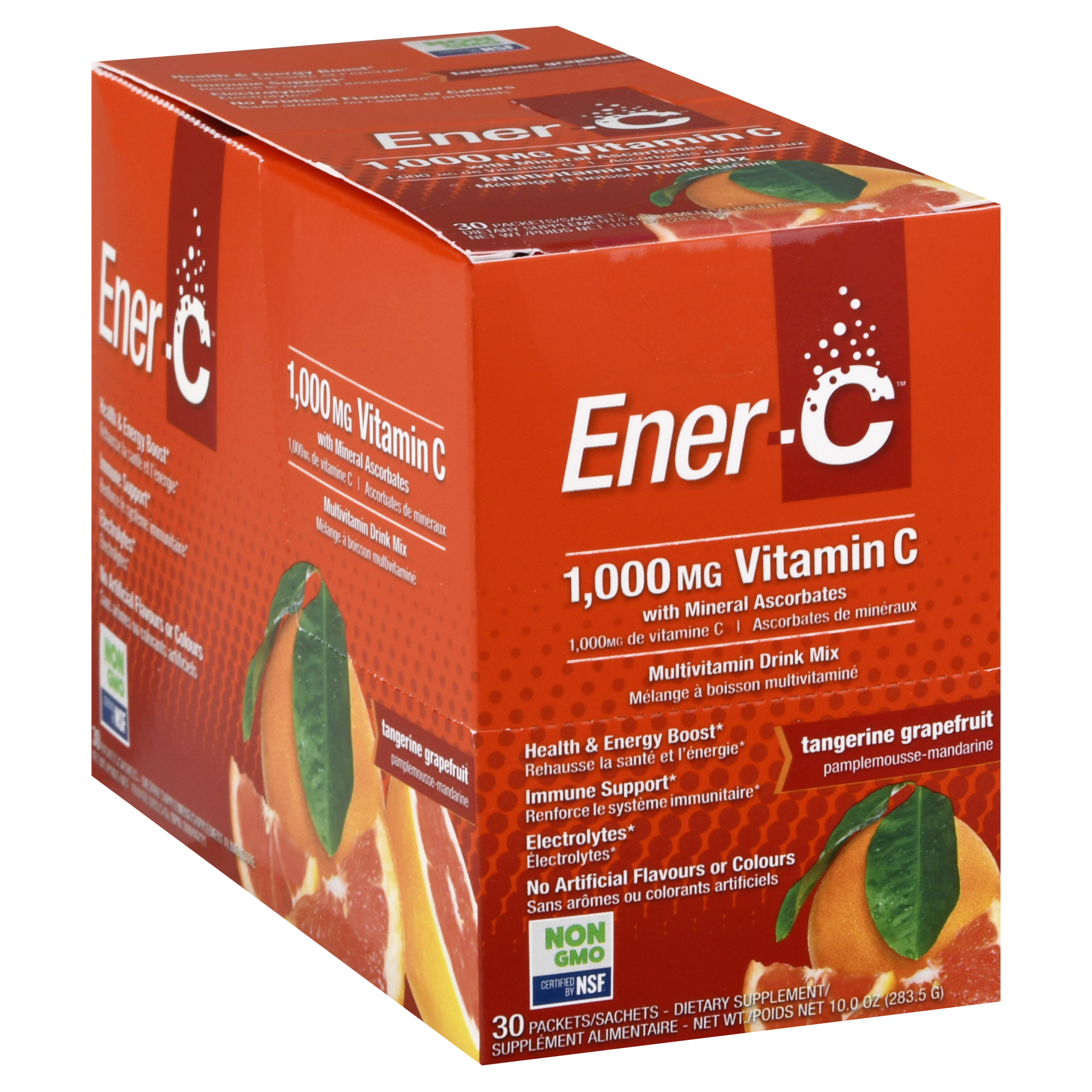 Ener-C Packets 1000 mg Tangerine Grapefruit Vitamin C