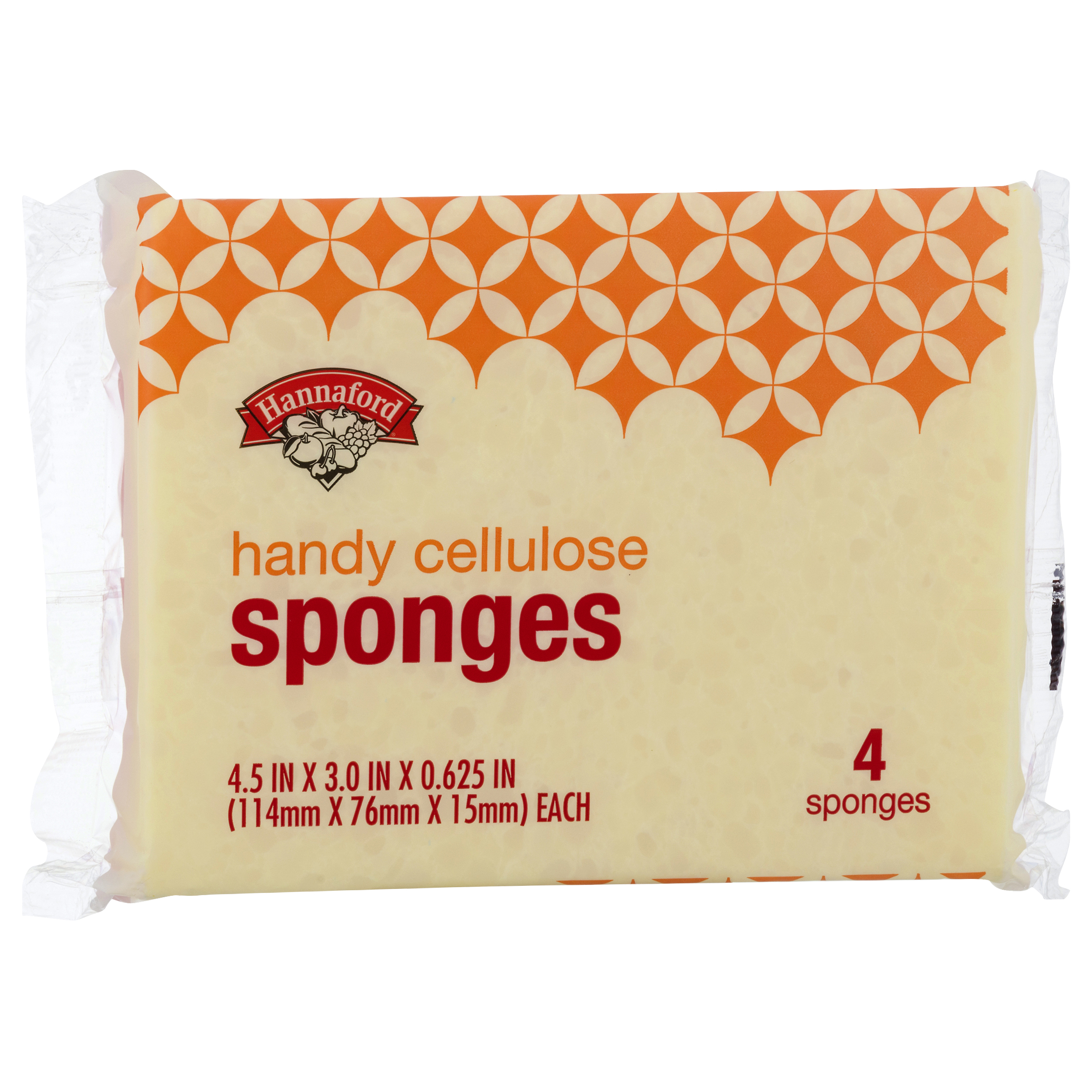 Hannaford Sponges, Handy Cellulose, Wrapper
