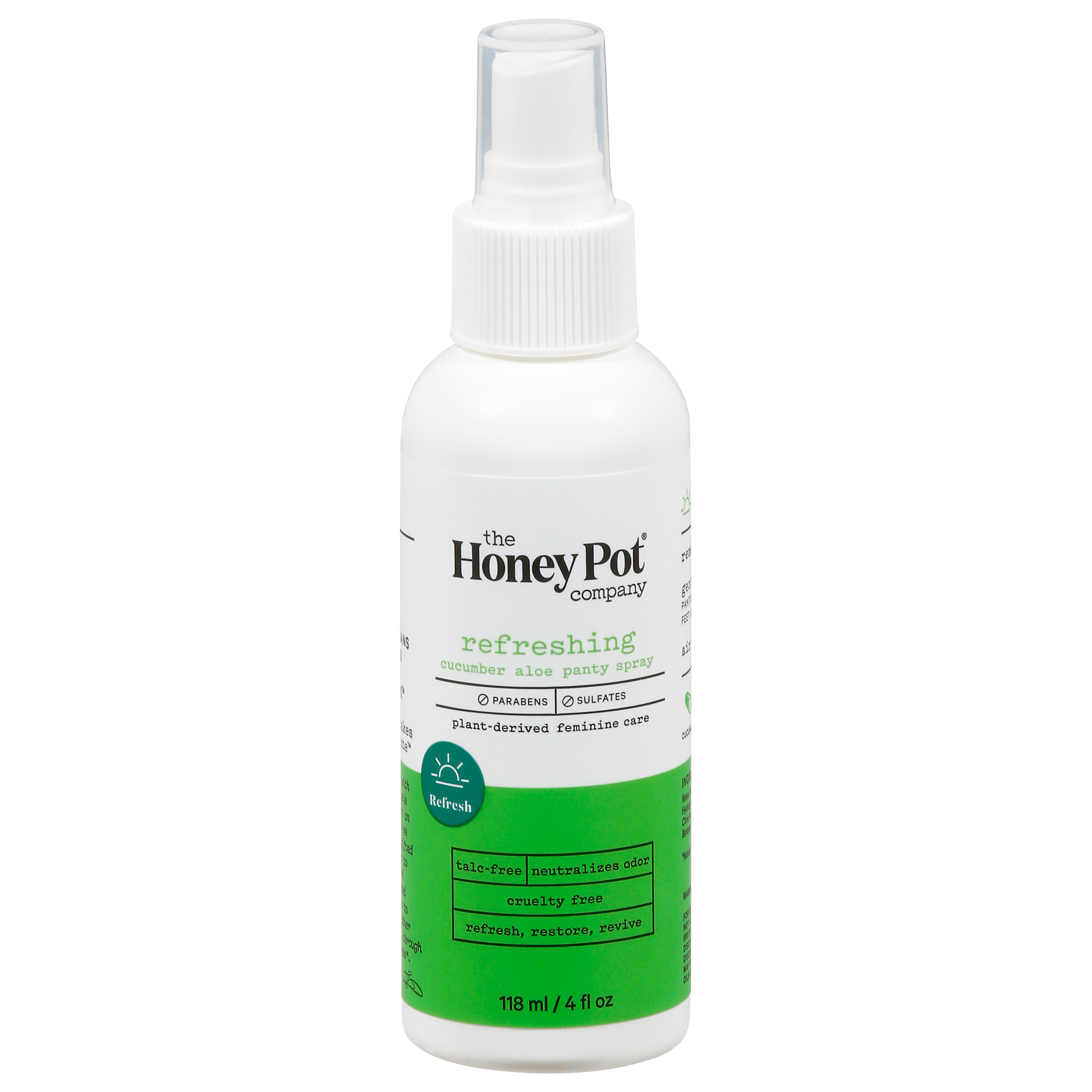 The Honey Pot Company Refreshing Cucumber Aloe Panty Spray