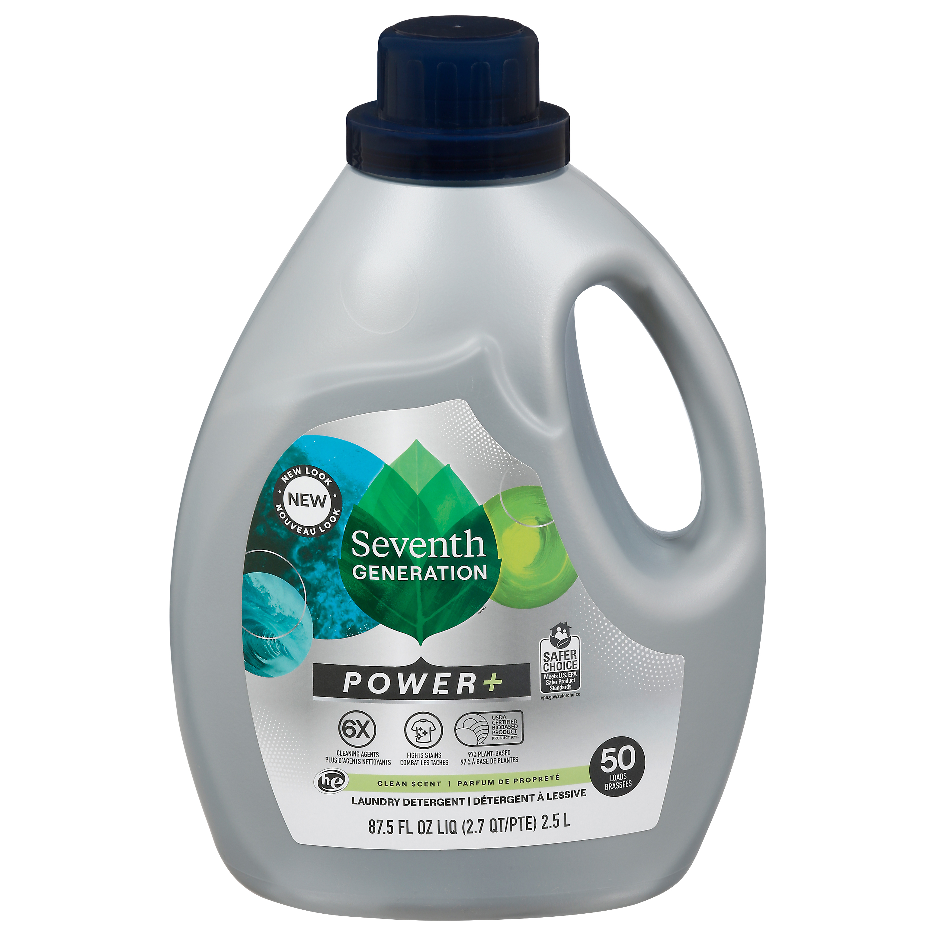 Seventh Generation Power + Clean Scent Laundry Detergent