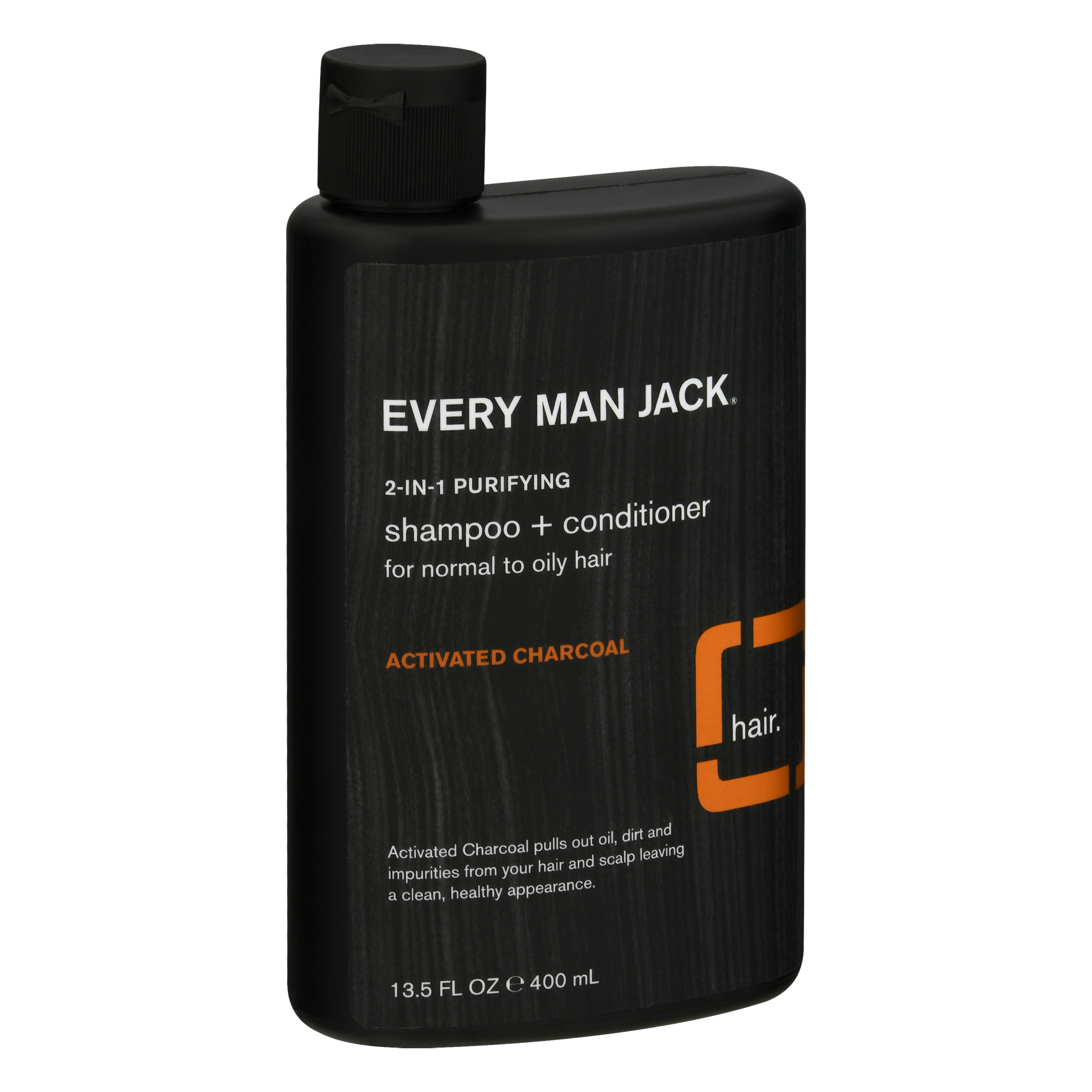 Every Man Jack 2-in-1 Purifying Activated Charcoal Hair Shampoo + Conditioner