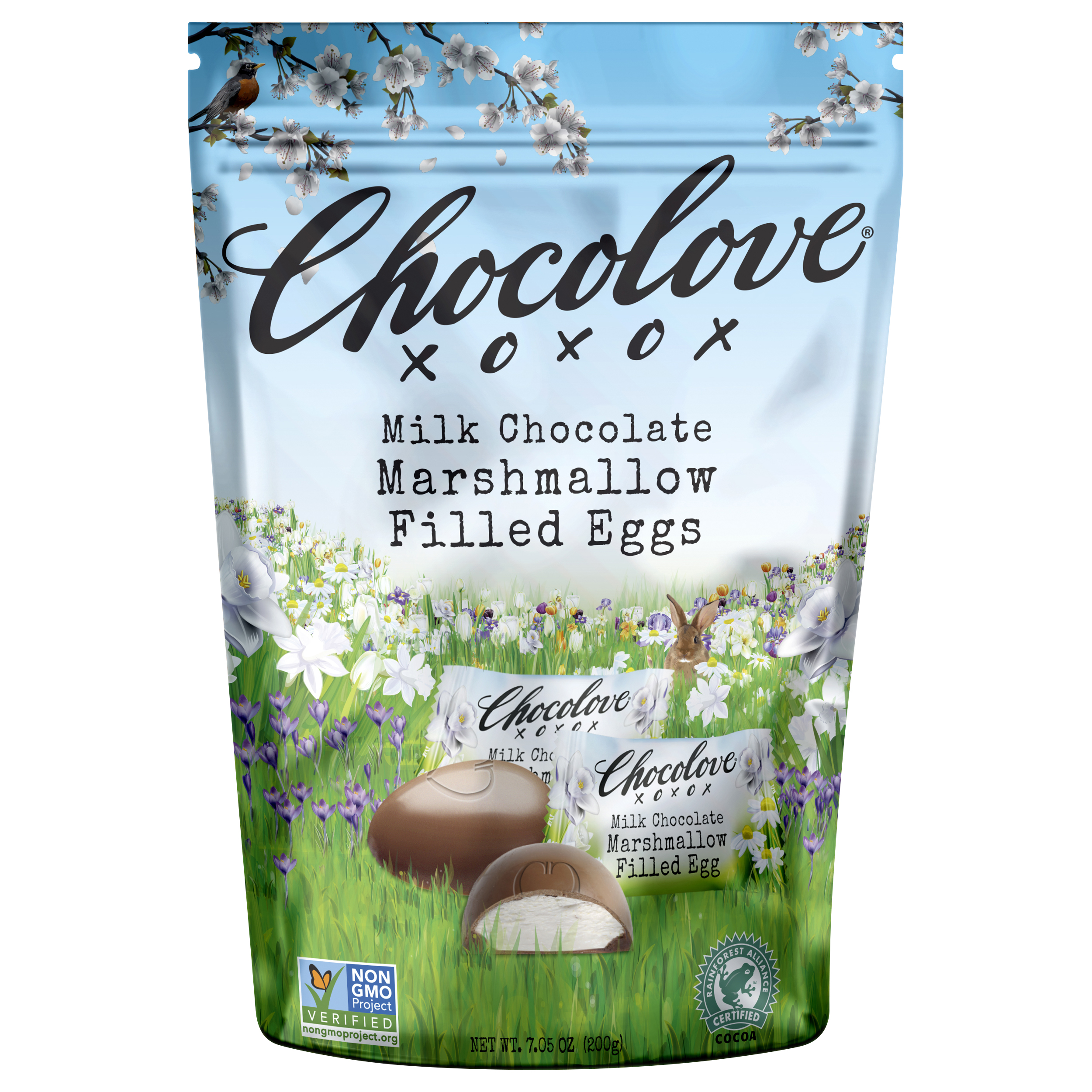 Chocolove Marshmallow Milk Chocolate Eggs