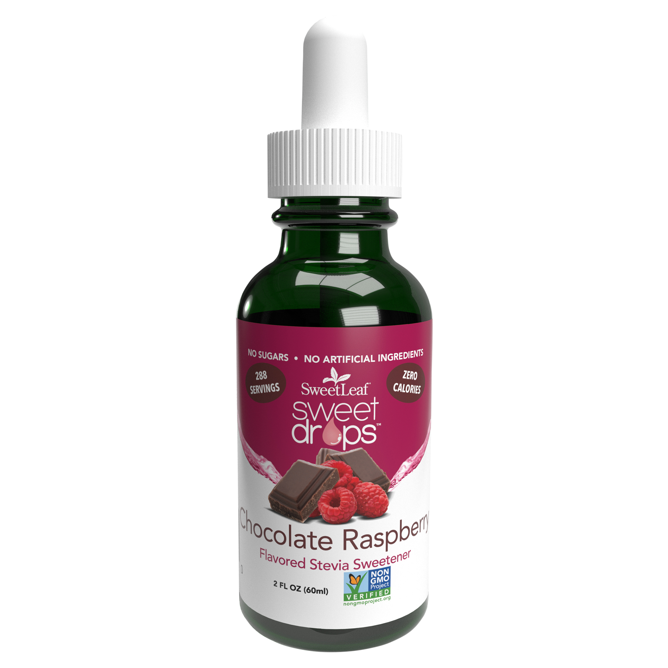 SweetLeaf Sweet Drops Chocolate Raspberry Stevia Sweetener