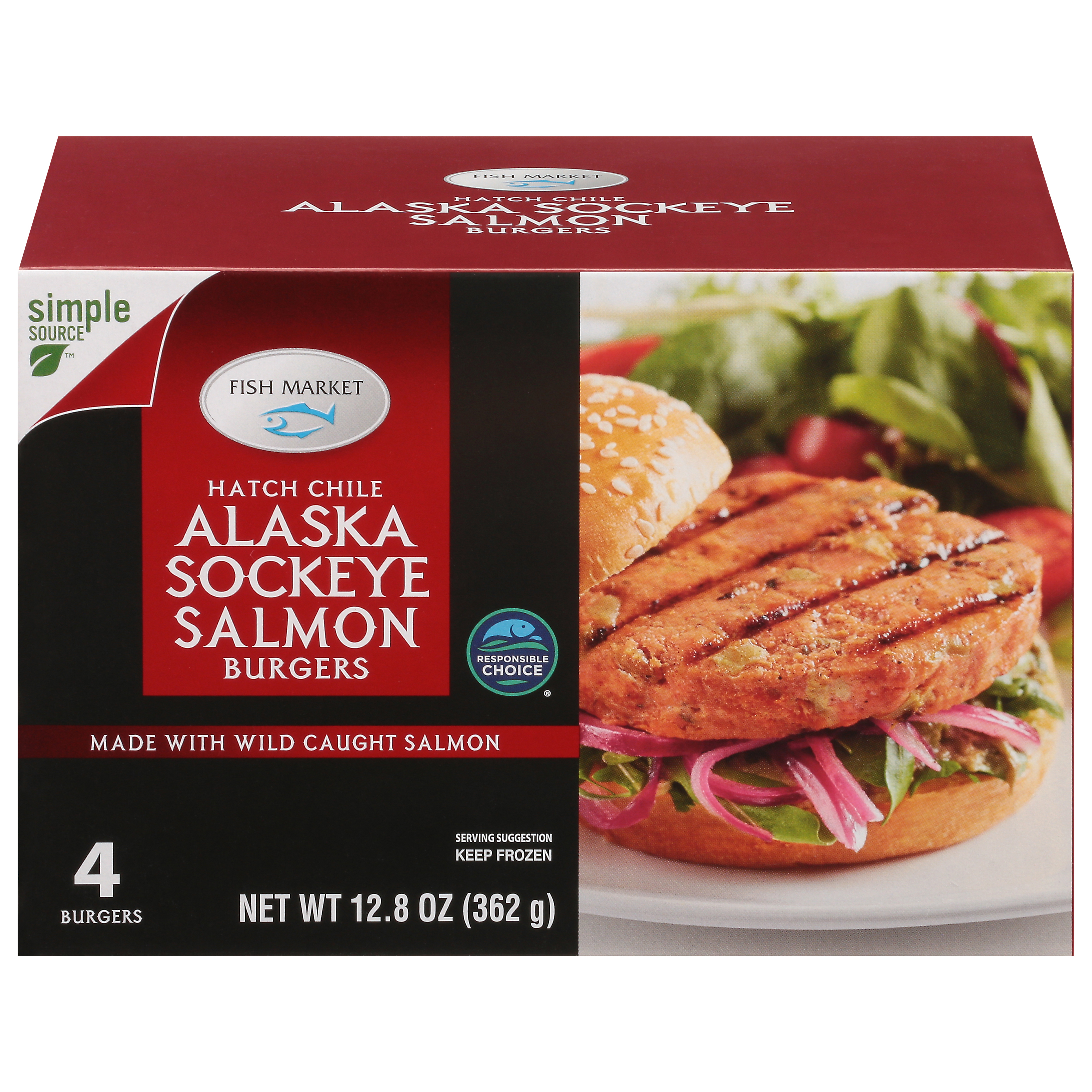 Alaskan Salmon Burgers