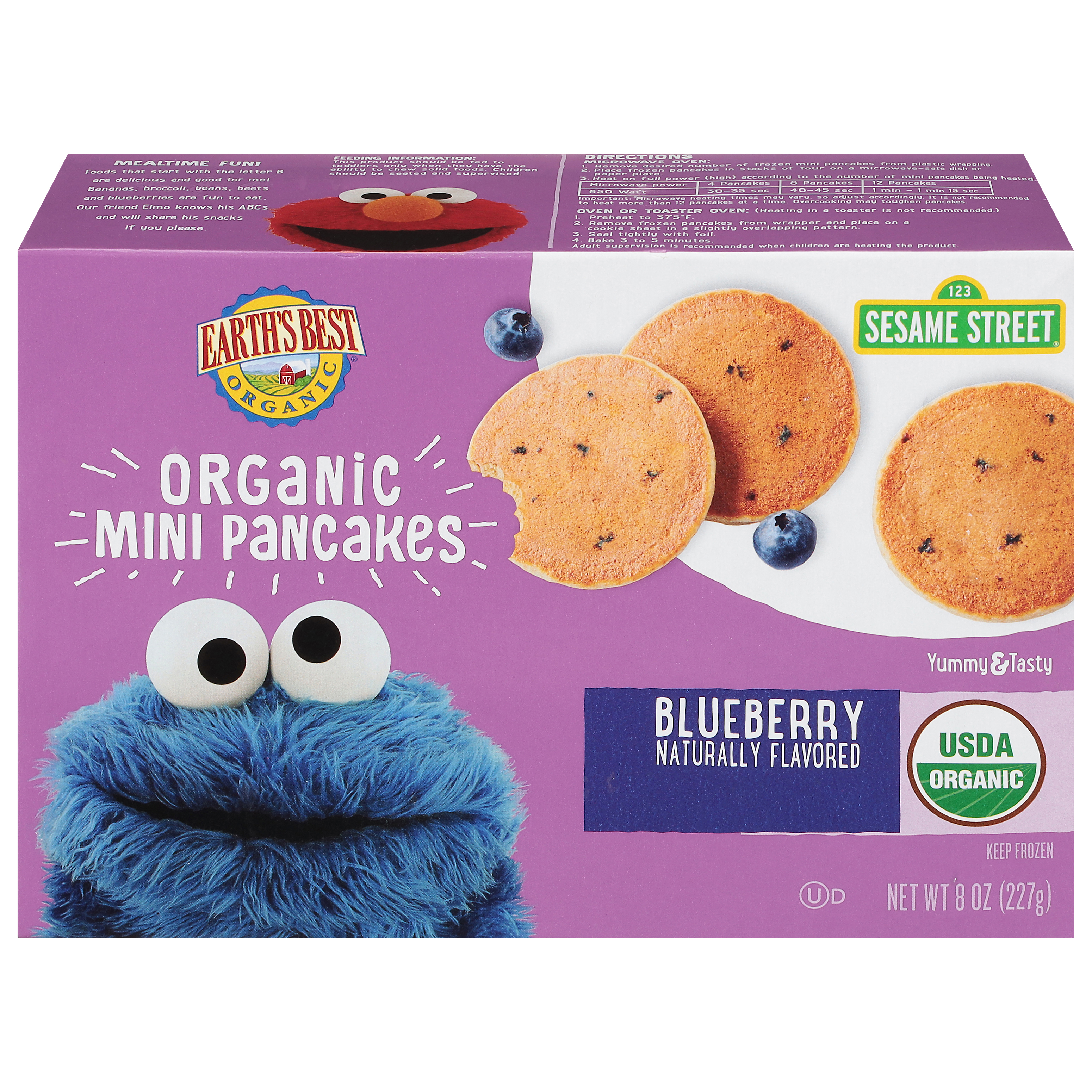 Earth's Best Organic Blueberry Pancakes Mini