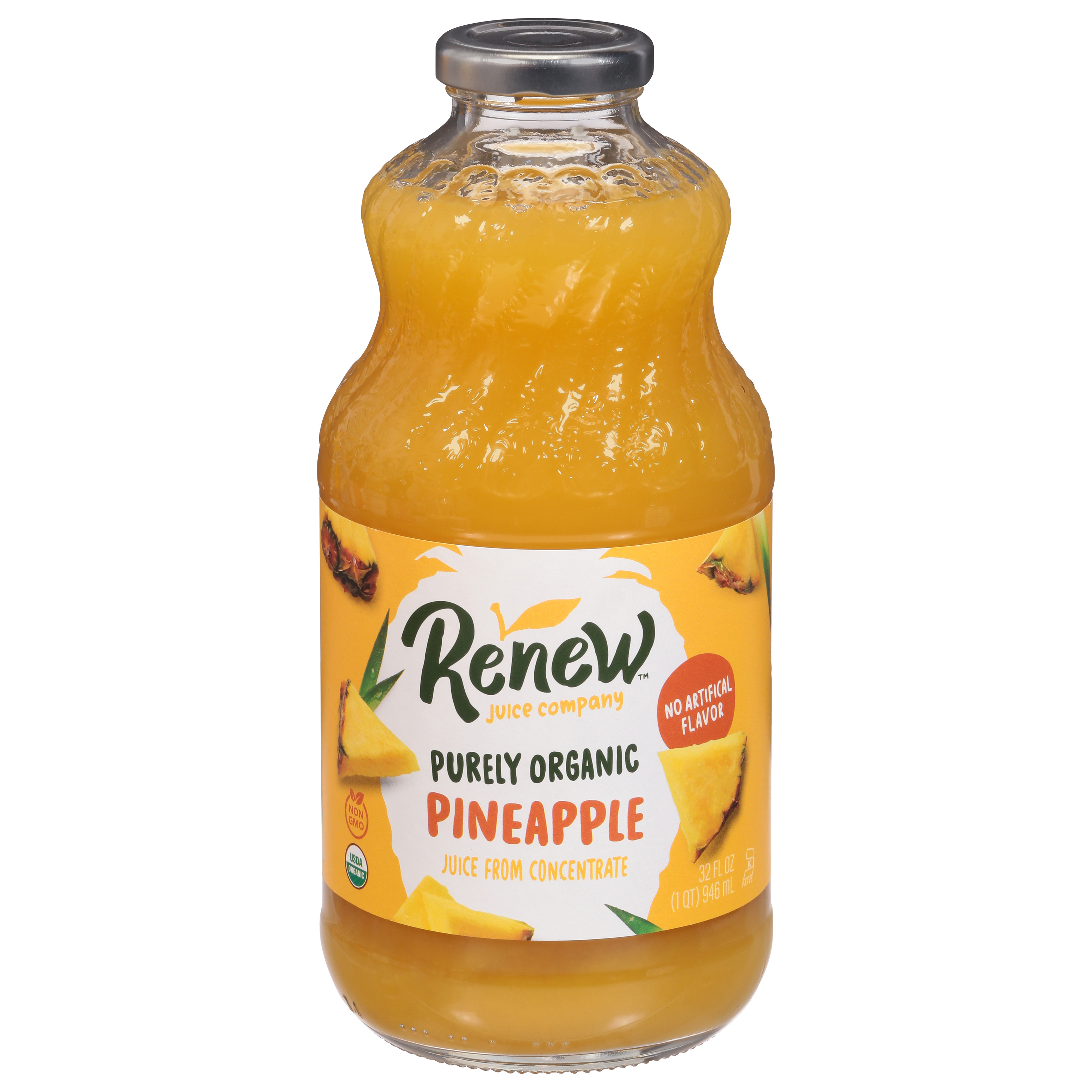 Renew Juice Company Purely Organic Pineapple Juice from Concentrate