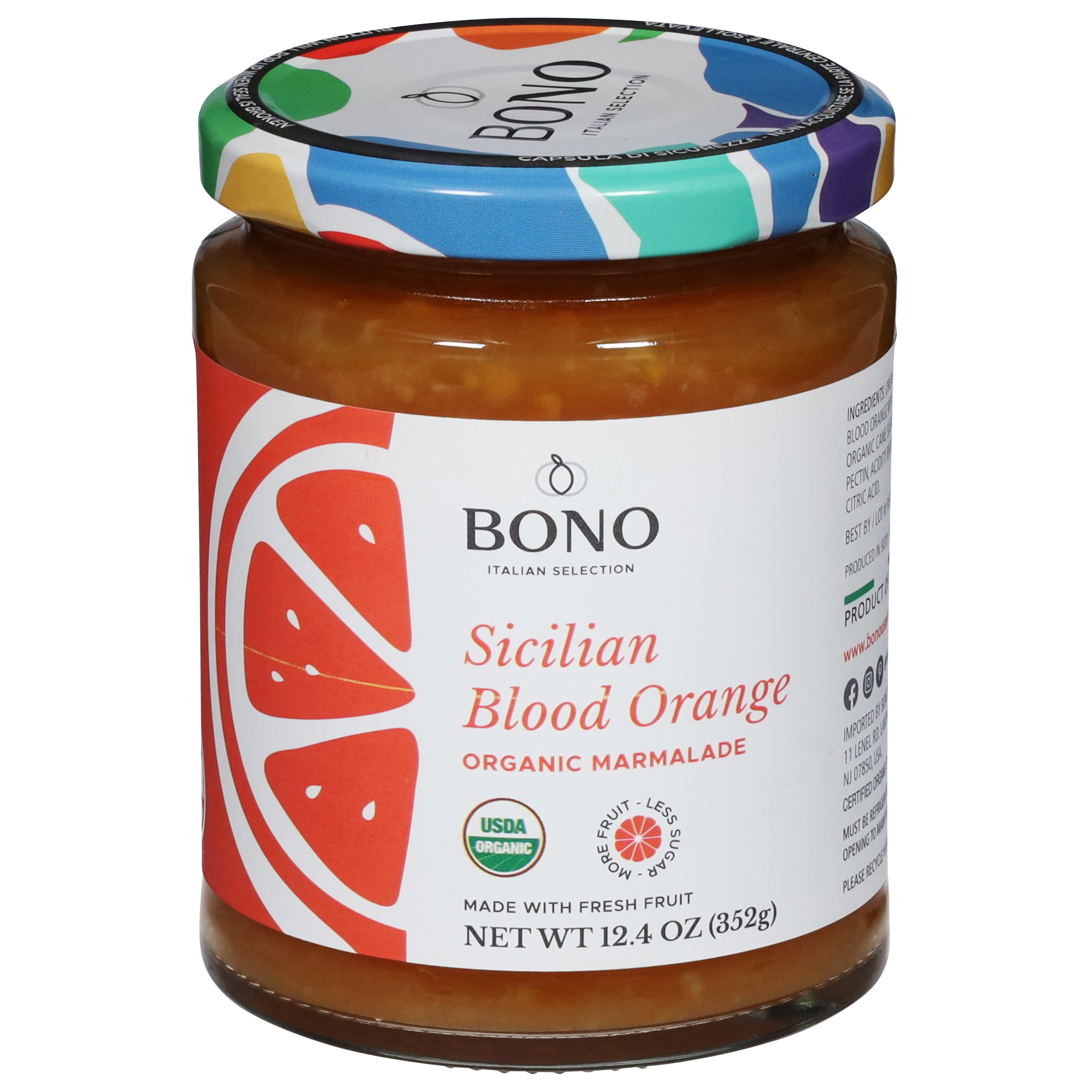 Bono Organic Sicilian Blood Orange Marmalade