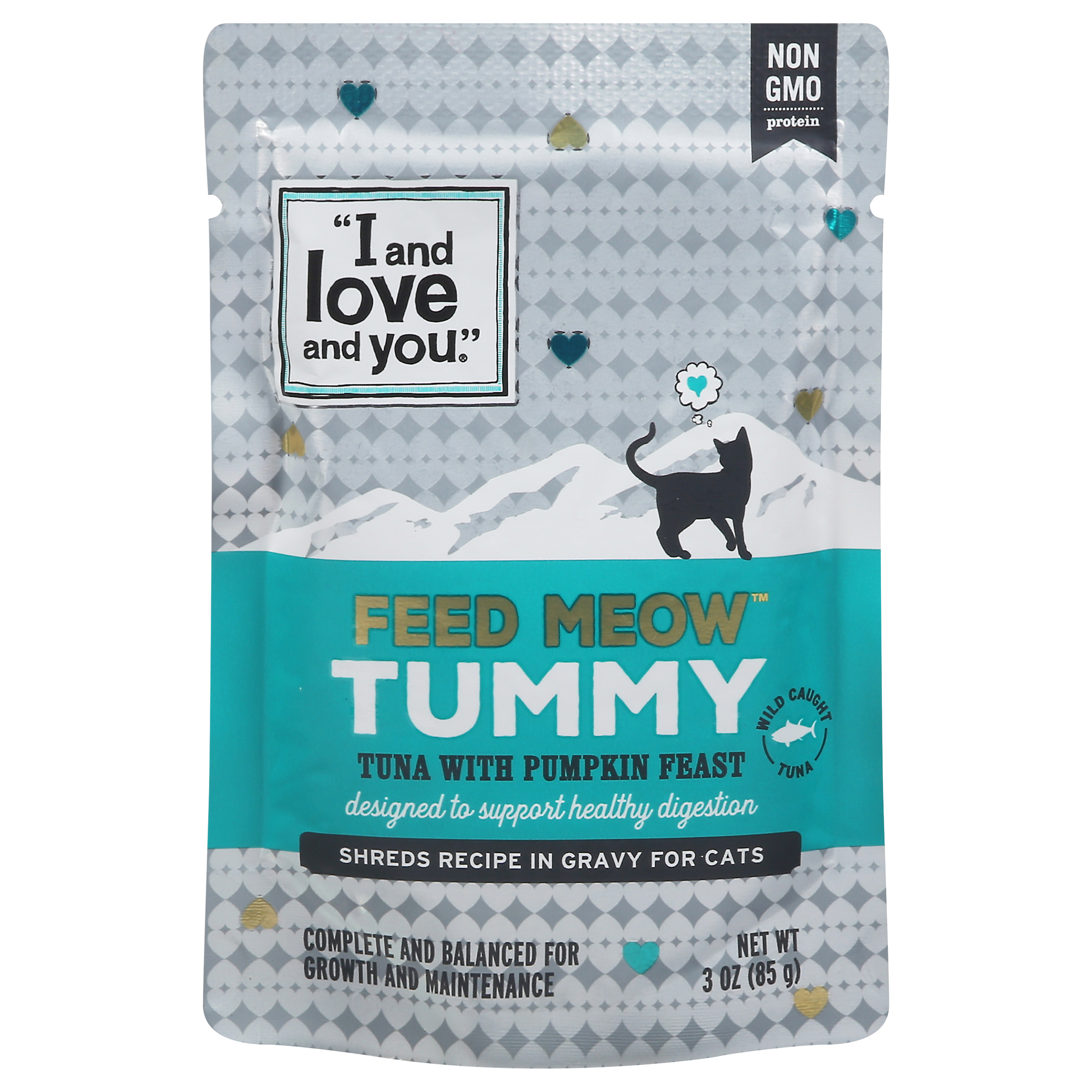I and Love and You Feed Meow Tummy Tuna with Pumpkin Feast Cat Food