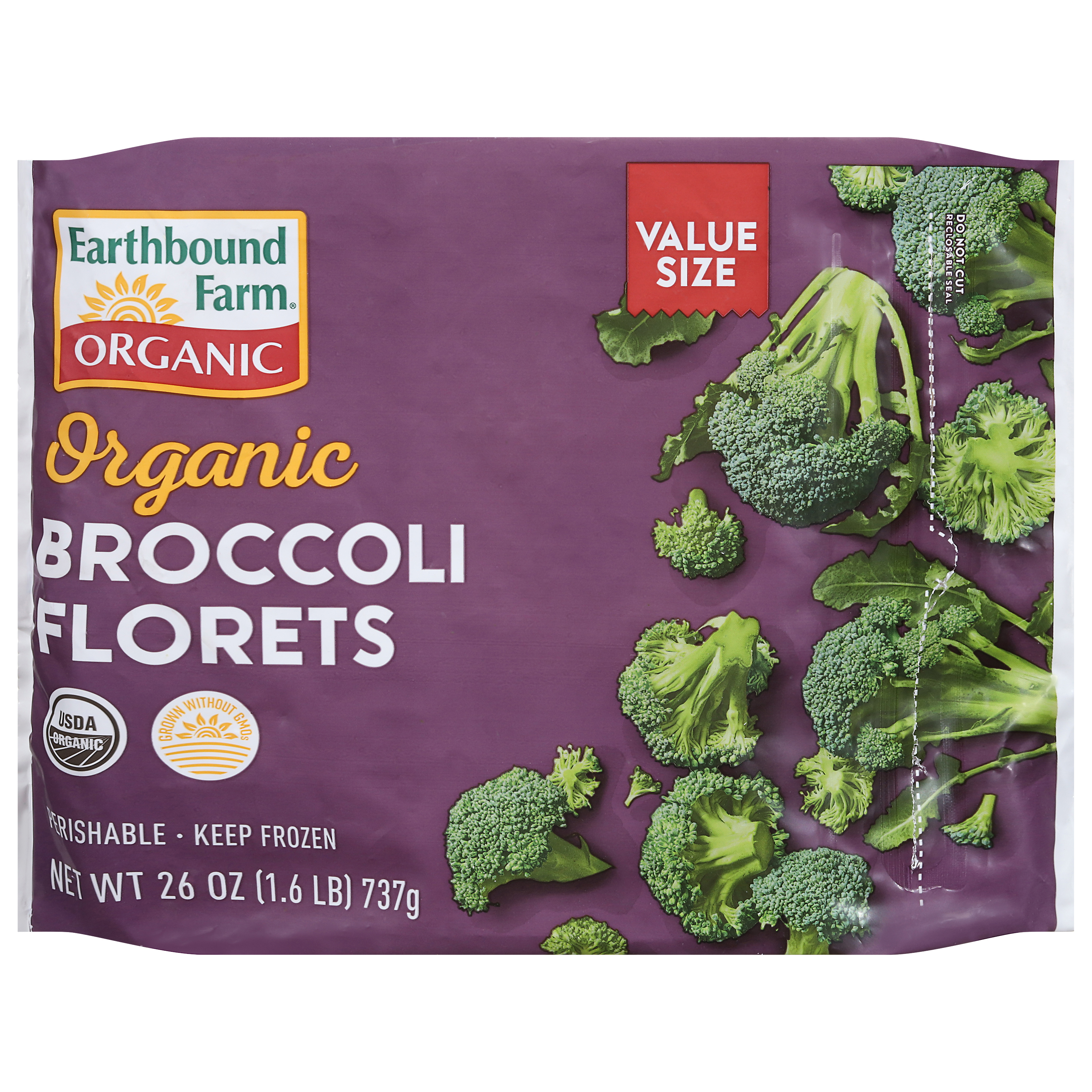 Earthbound Farm Organic Broccoli Florets Value Size