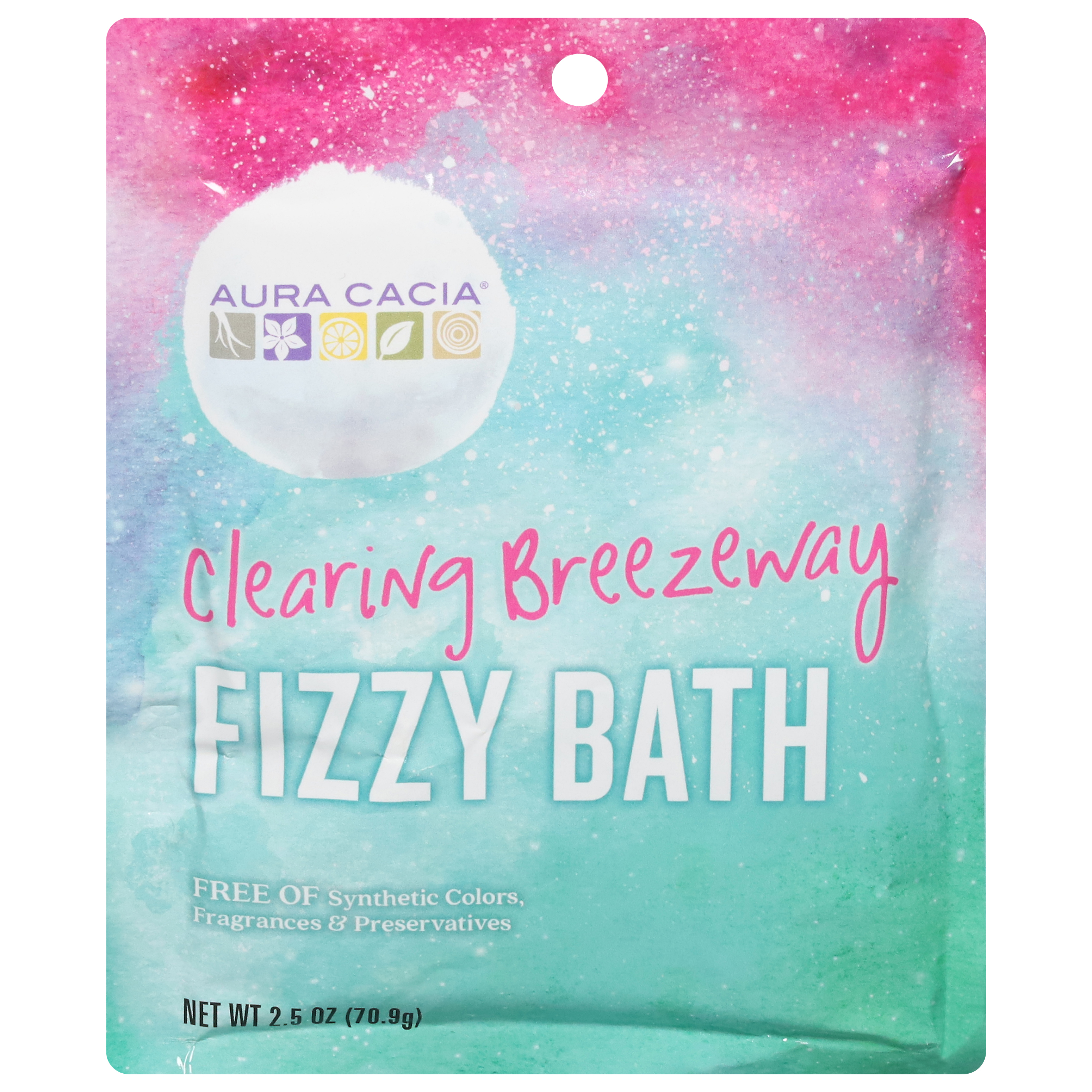 Aura Cacia Clearing Breezeway Fizzy Bath