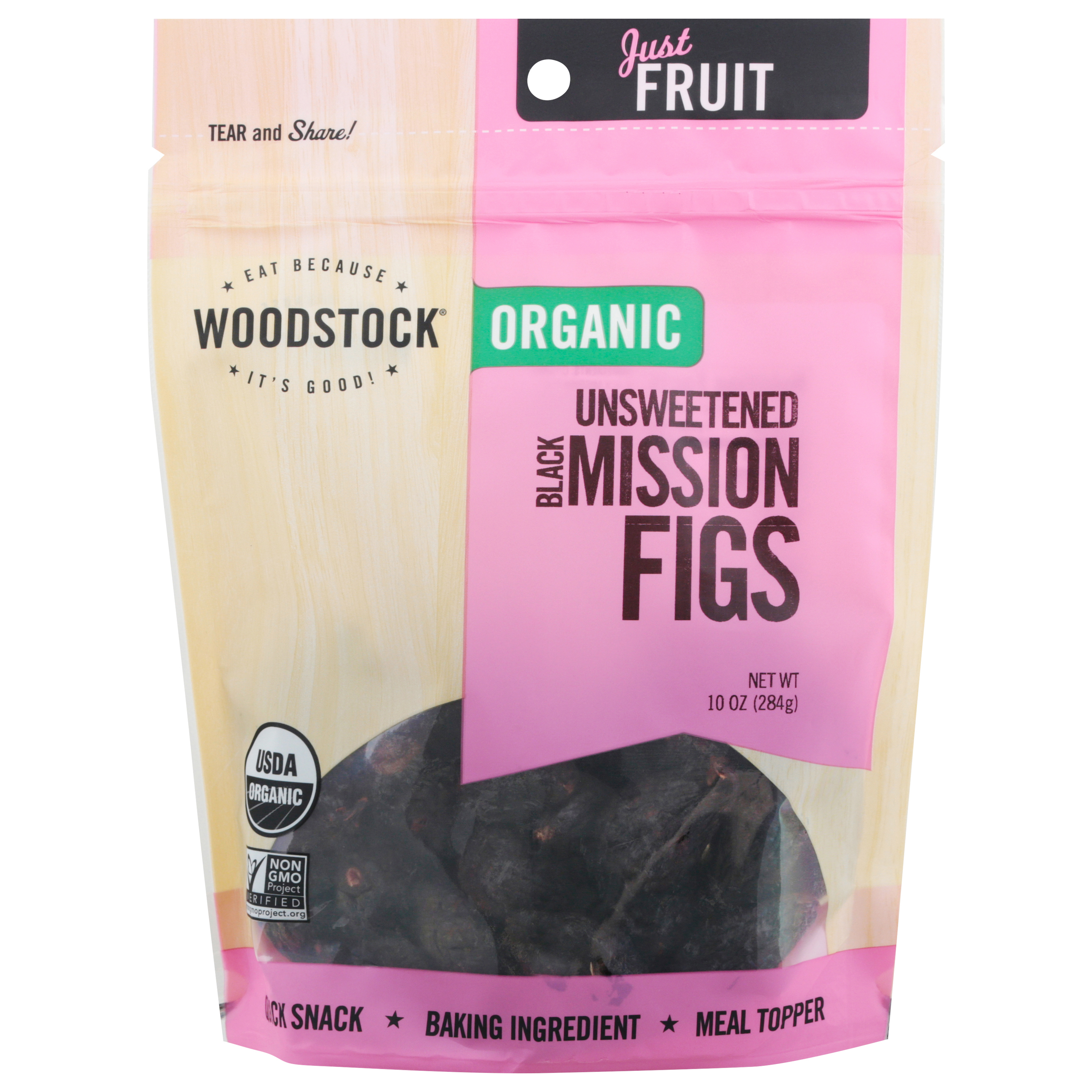 Woodstock Black Unsweetened Organic Mission Figs