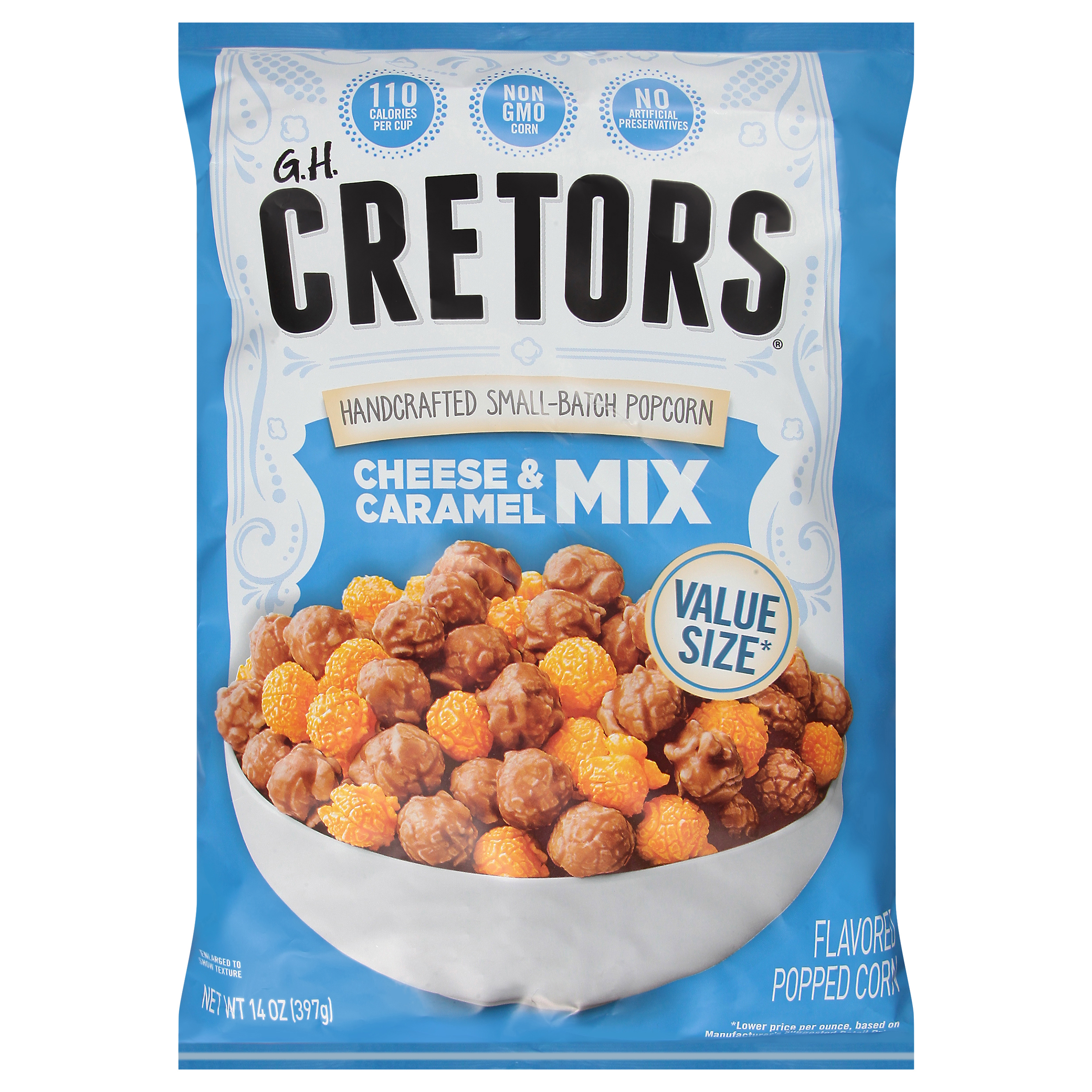 G.H. Cretors Cheese & Caramel Mix Popcorn