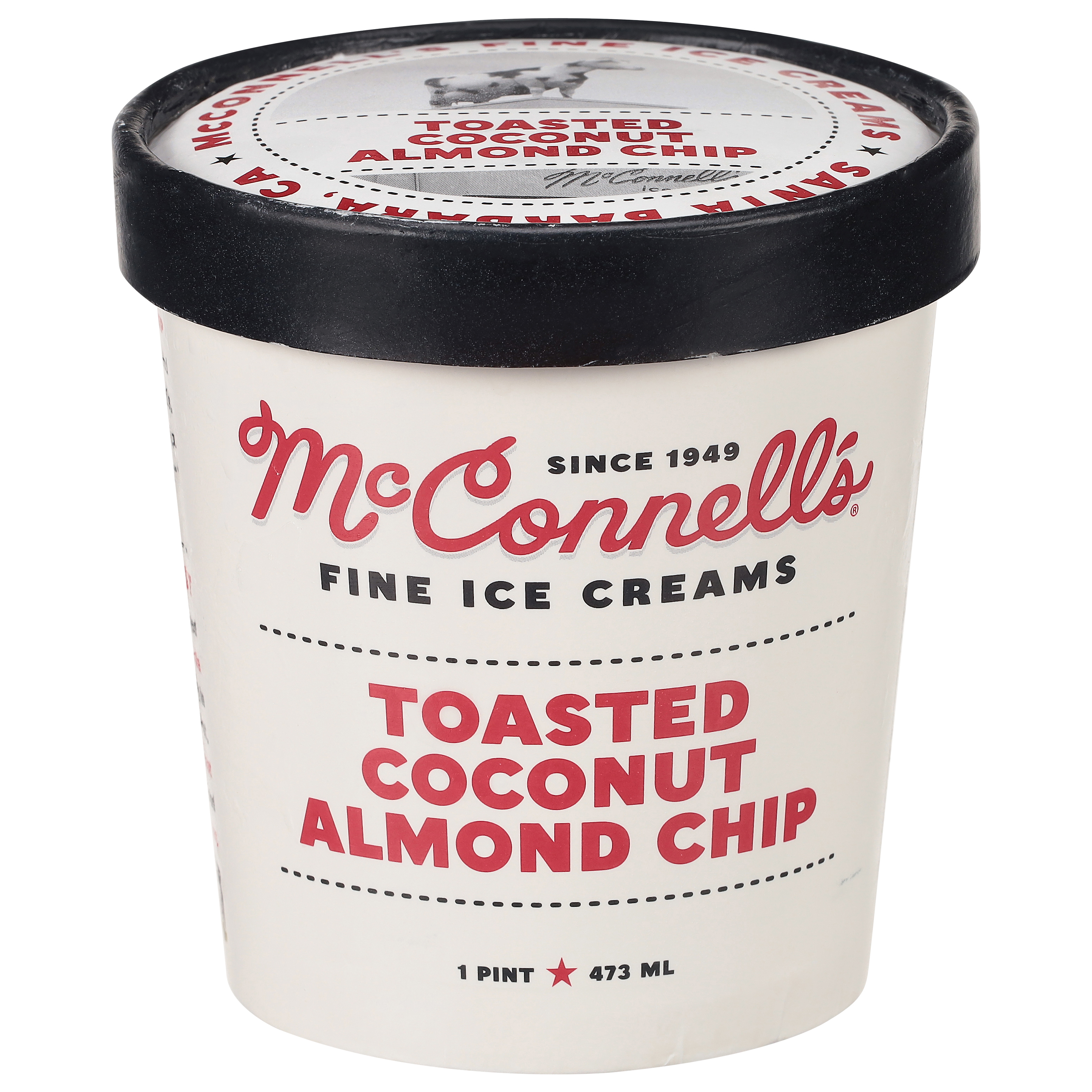 McConnell's Fine Ice Creams Toasted Coconut Almond Chip Ice Cream