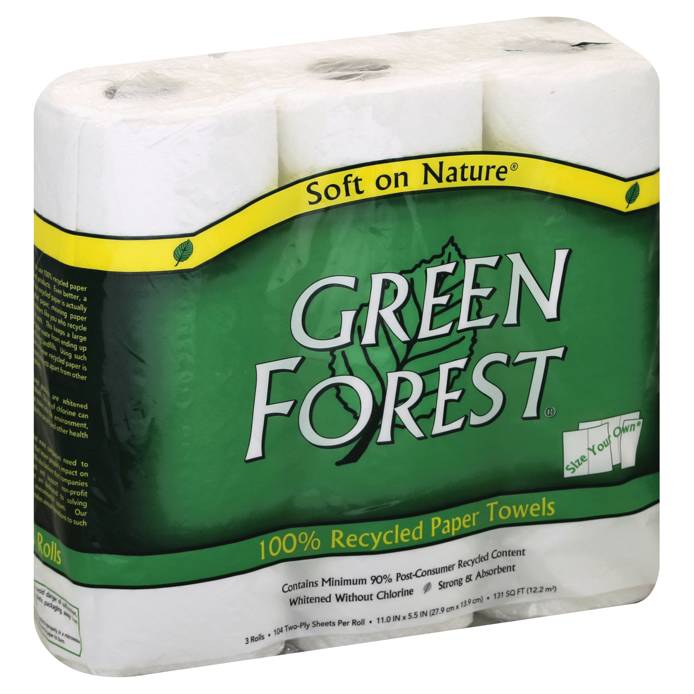 Green Forest Paper Towels