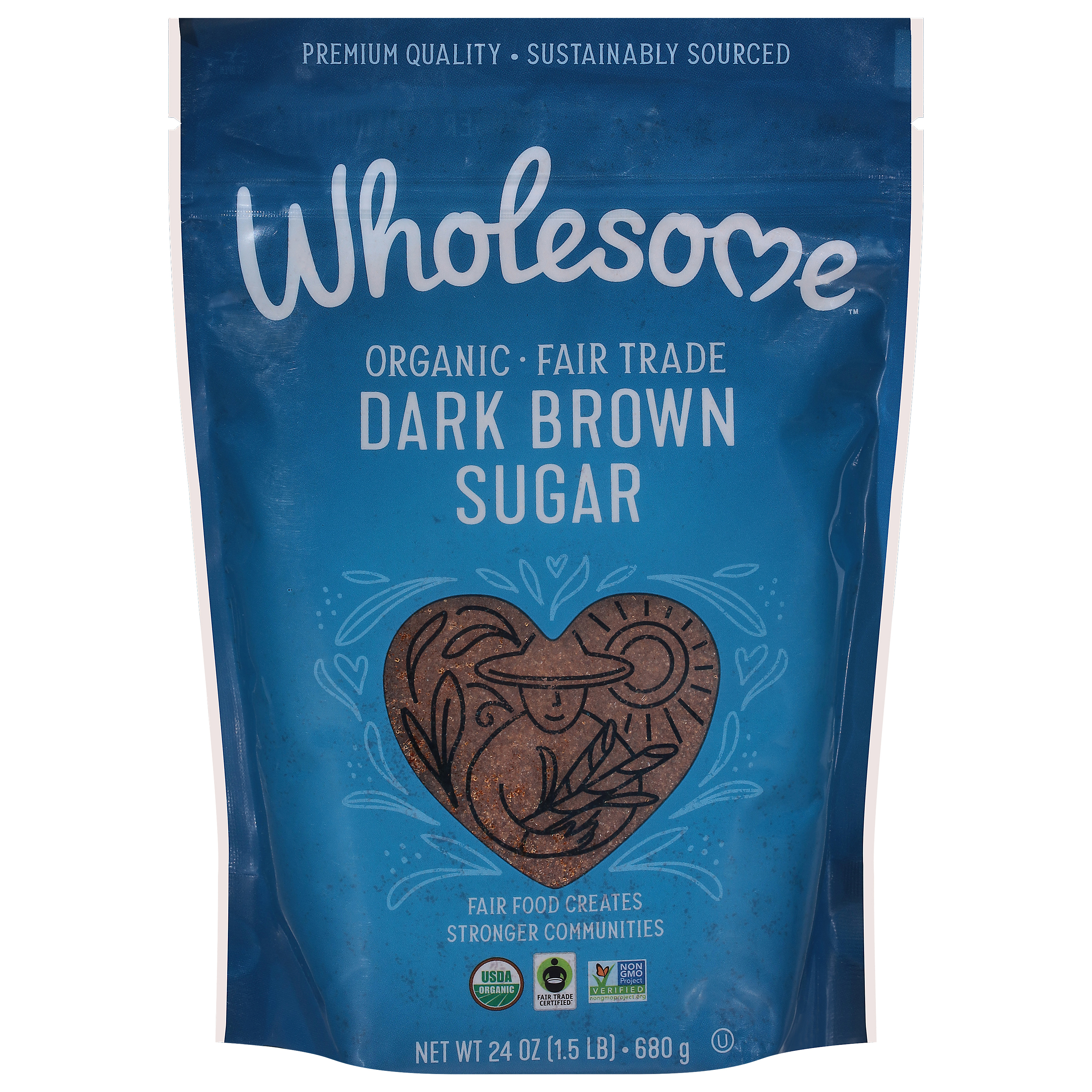 Wholesome Organic Dark Brown Sugar