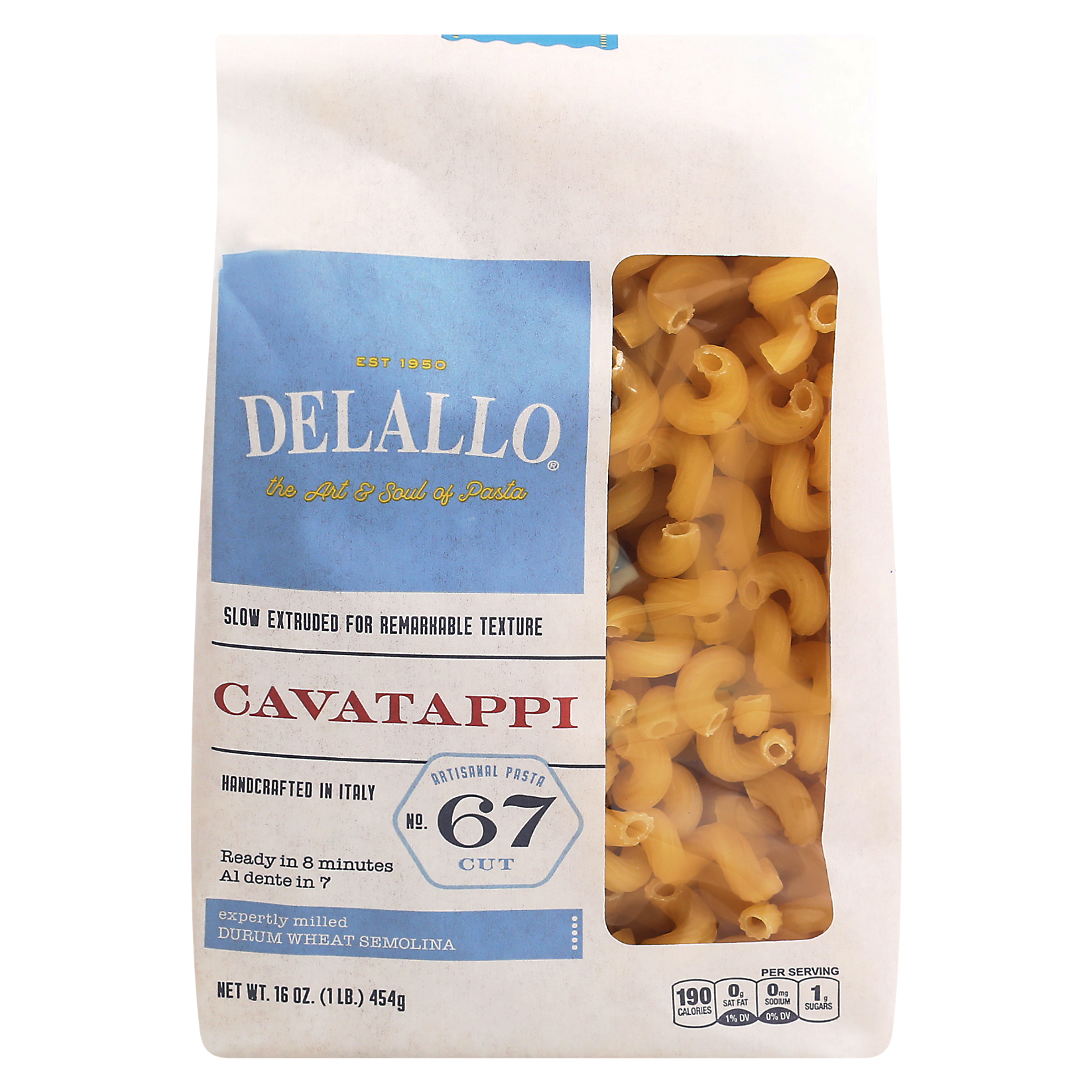 Delallo No.67 Cut Cavatappi