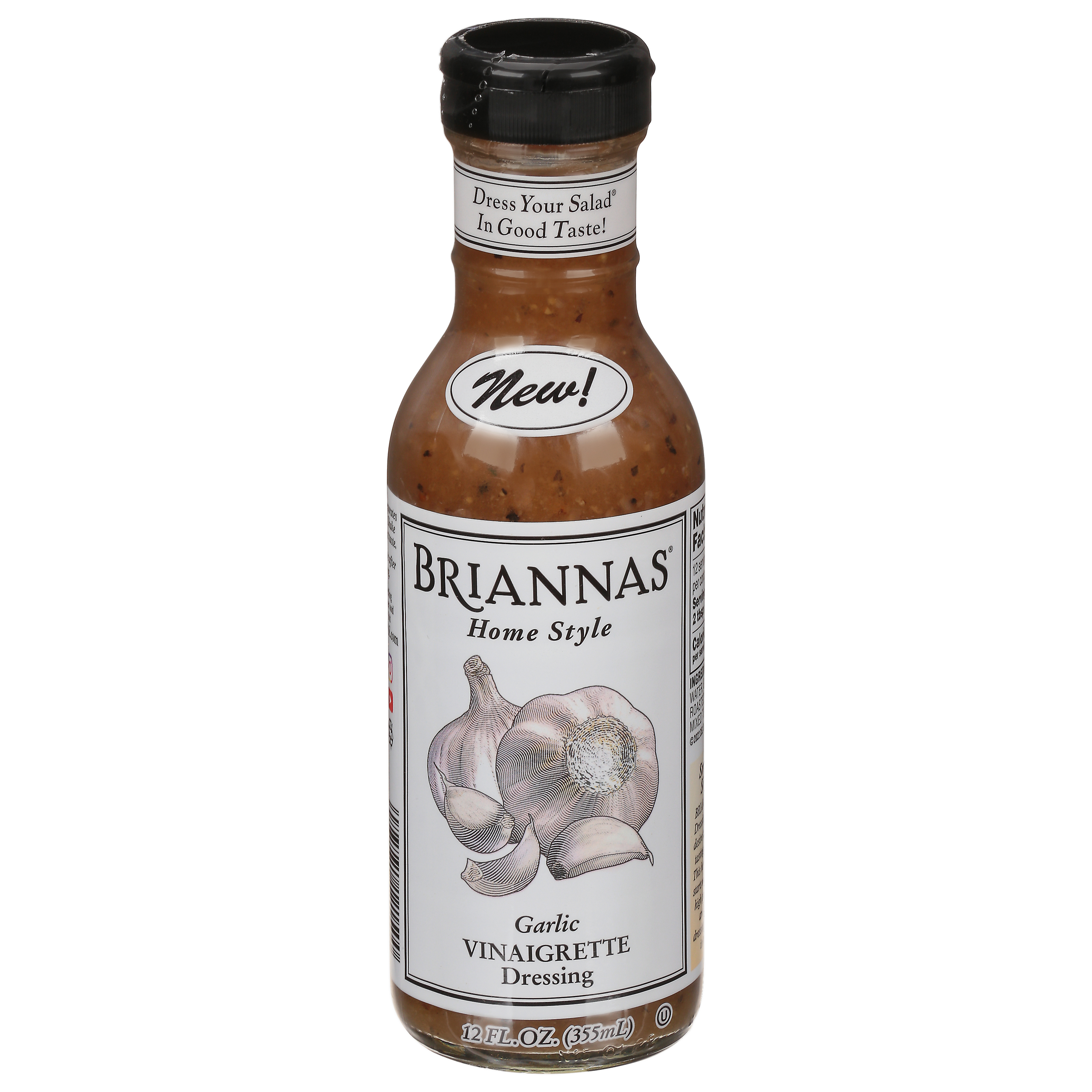 Briannas Home Style Garlic Vinaigrette Dressing