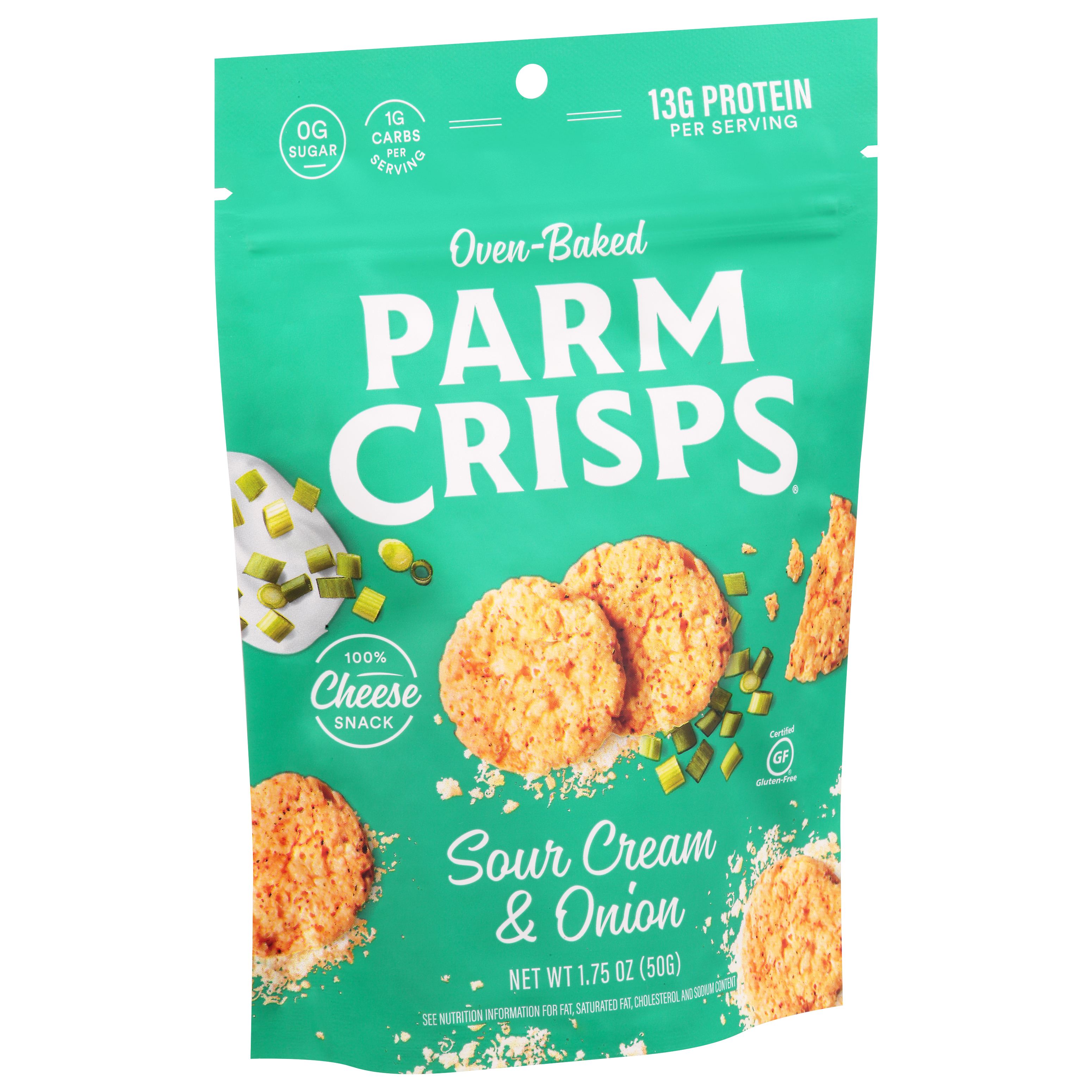 Parm Crisps Sour Cream & Onion Oven-Baked Cheese Snack