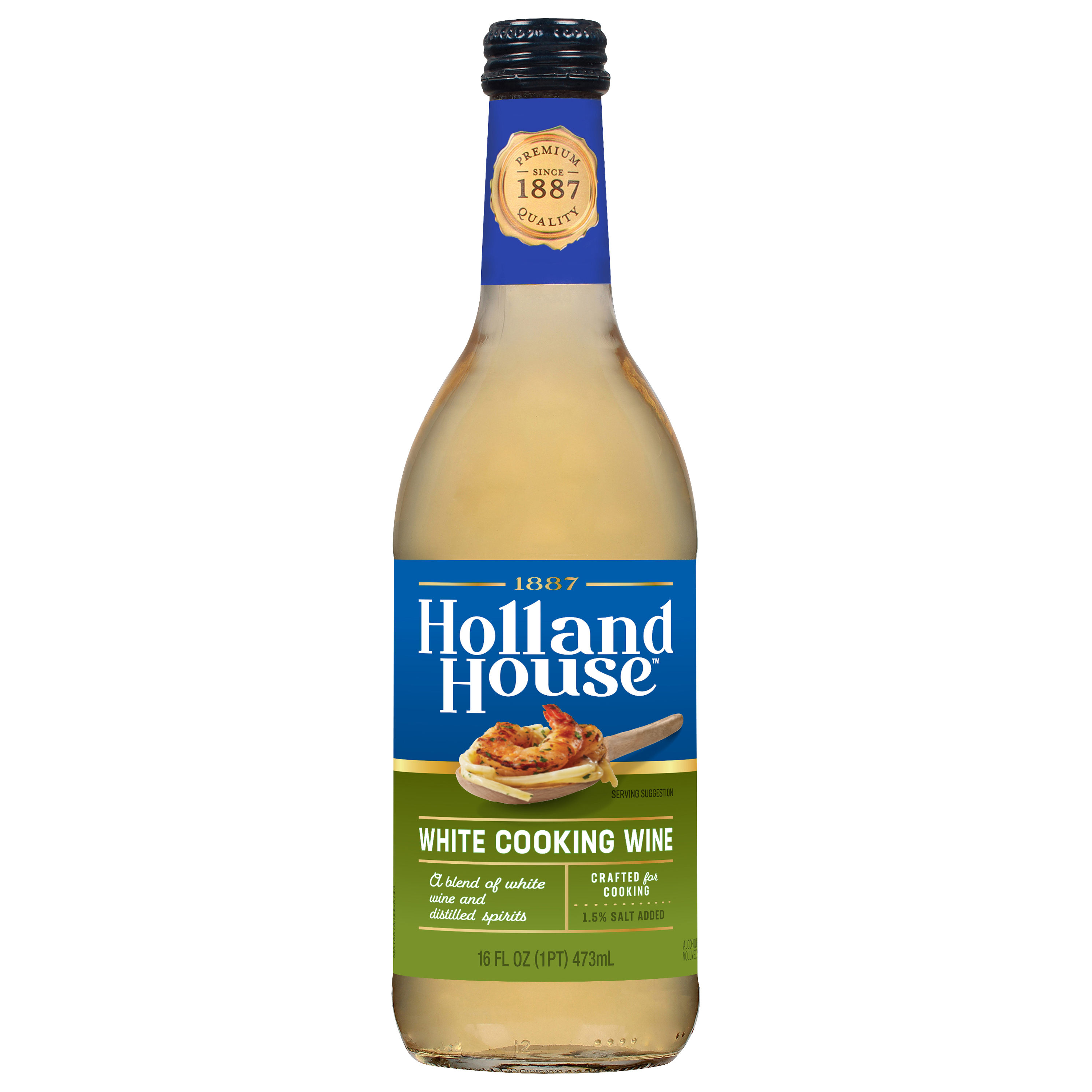 This white wine for cooking is made with quality ingredients and seasoned to perfection. White cooking wine offers a dry but distinct flavor, perfect for lighter dishes