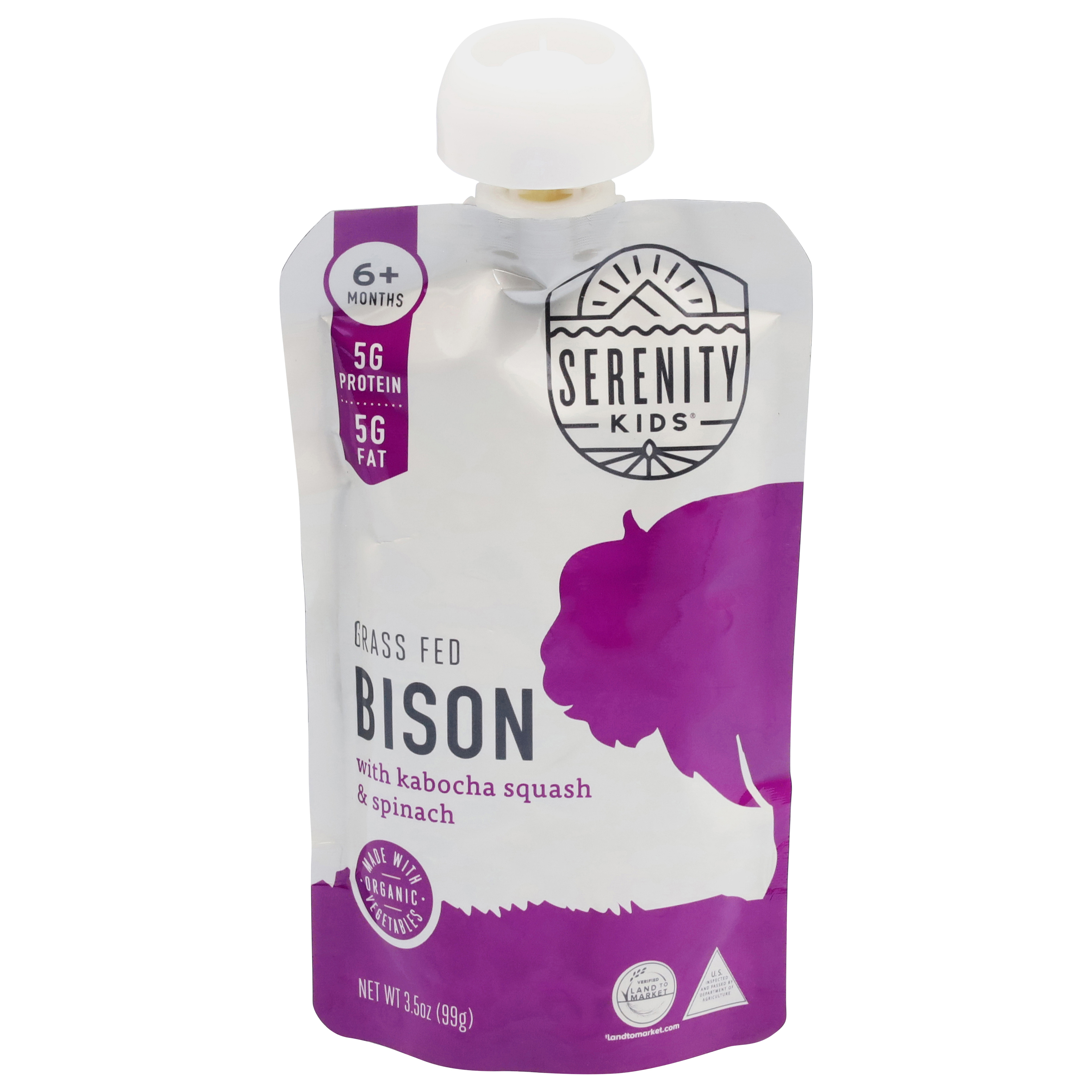 Serenity Kids 6+ Months Grass Fed Bison
