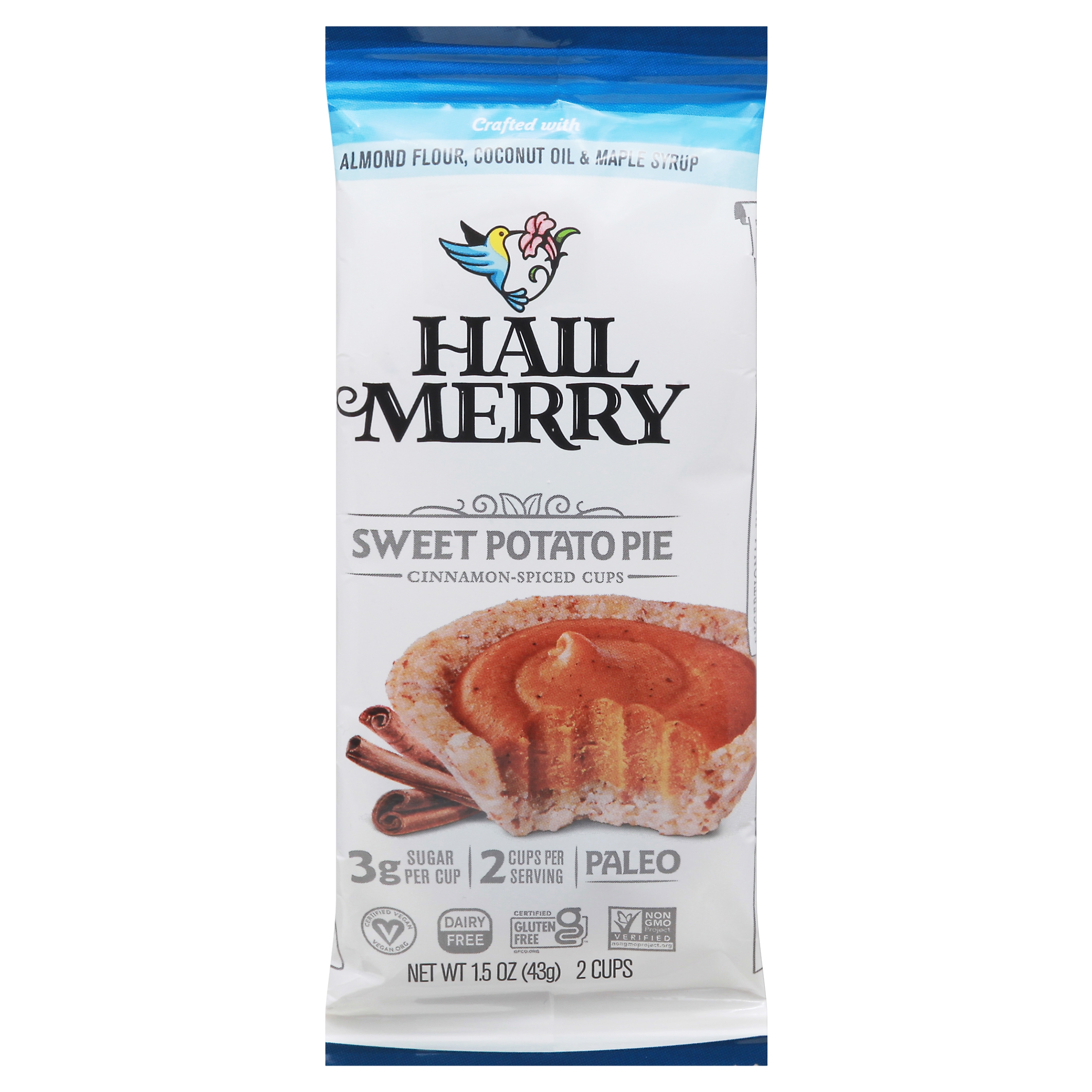 Hail Merry Sweet Potato Pie Cinnamon-Spiced Cups