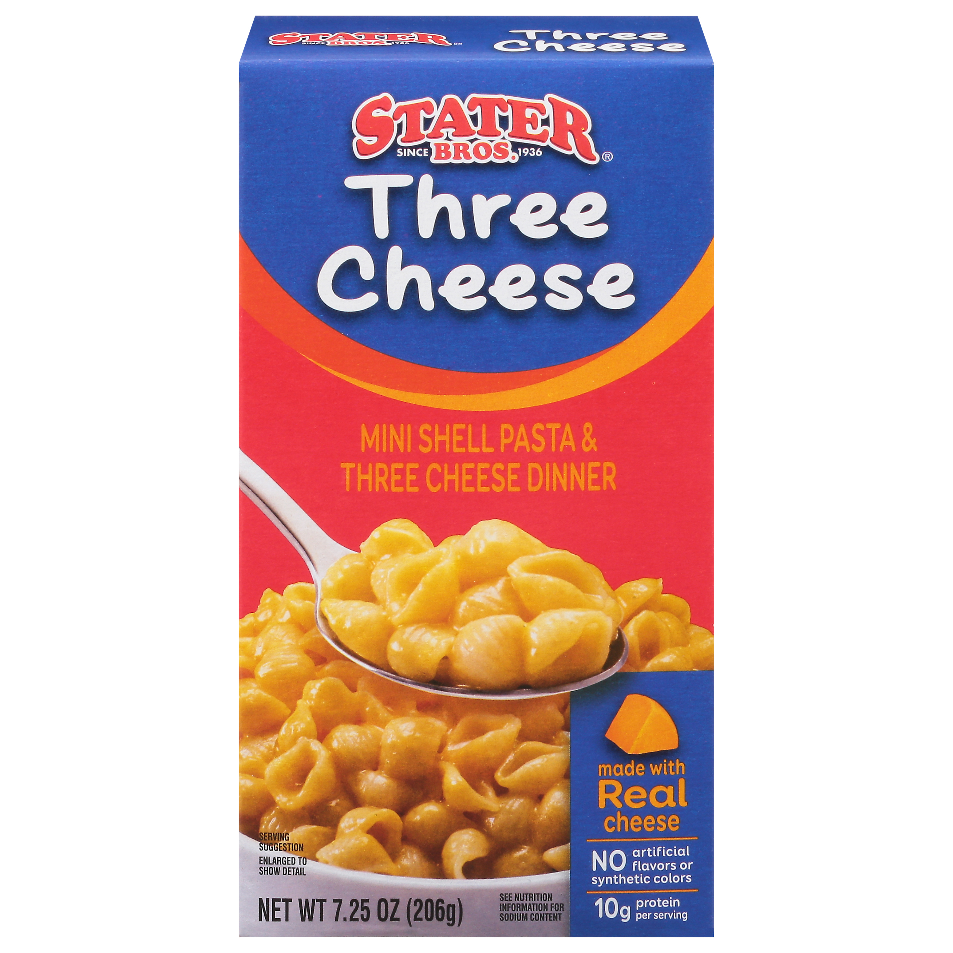 Stater Bros. Three Cheese Dinner 7.25 oz