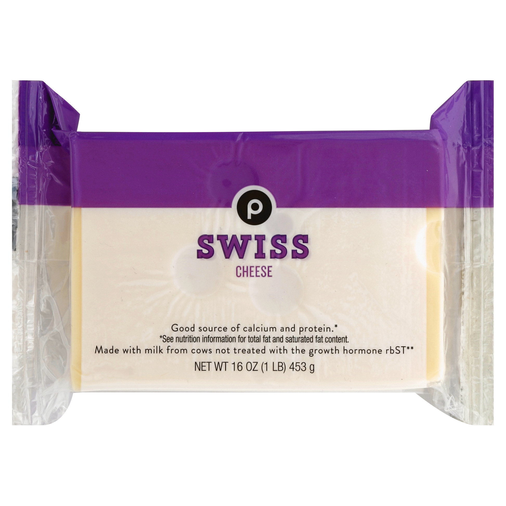 Publix Swiss Cheese 16.0 oz OVERWRAP