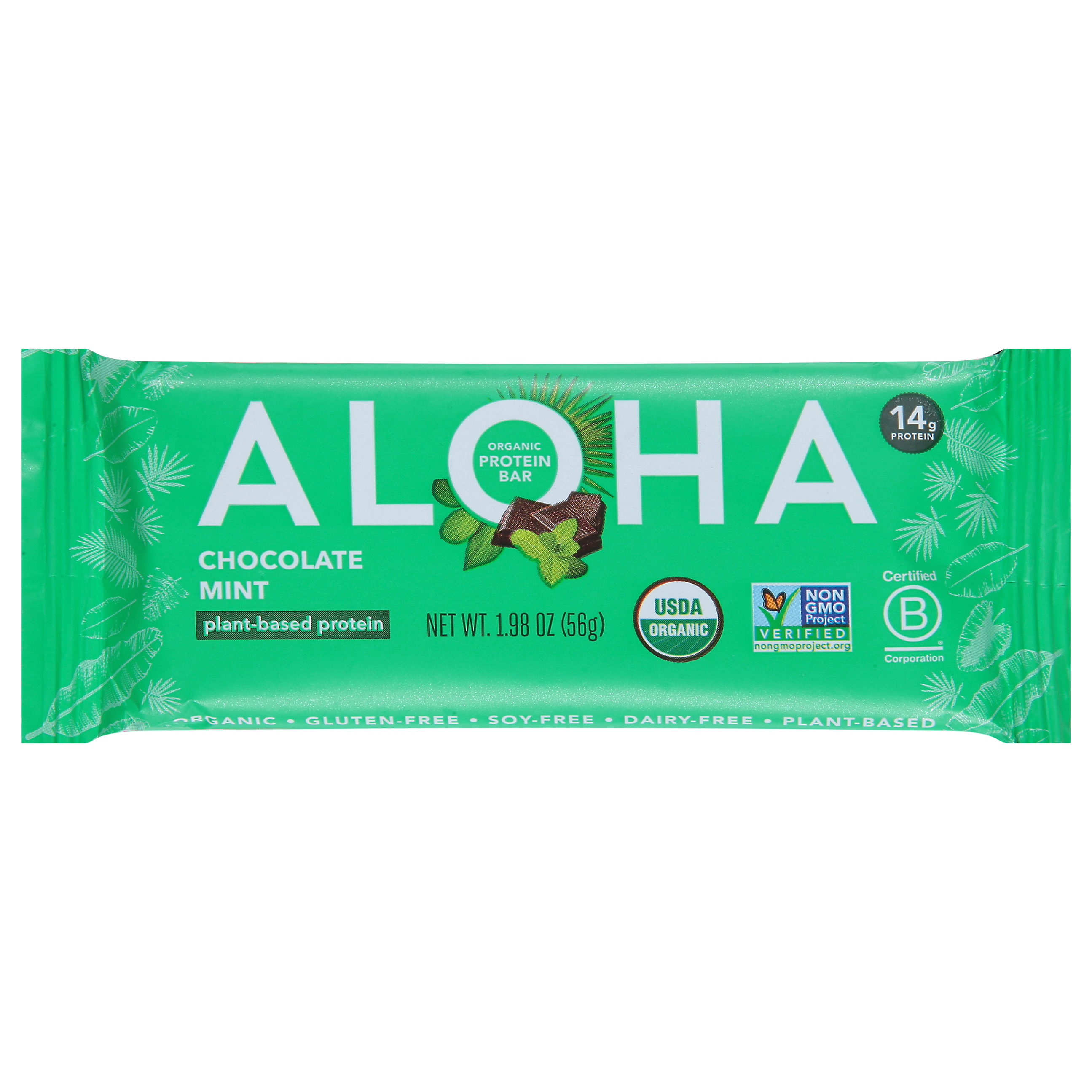 Aloha Organic Chocolate Mint Protein Bar