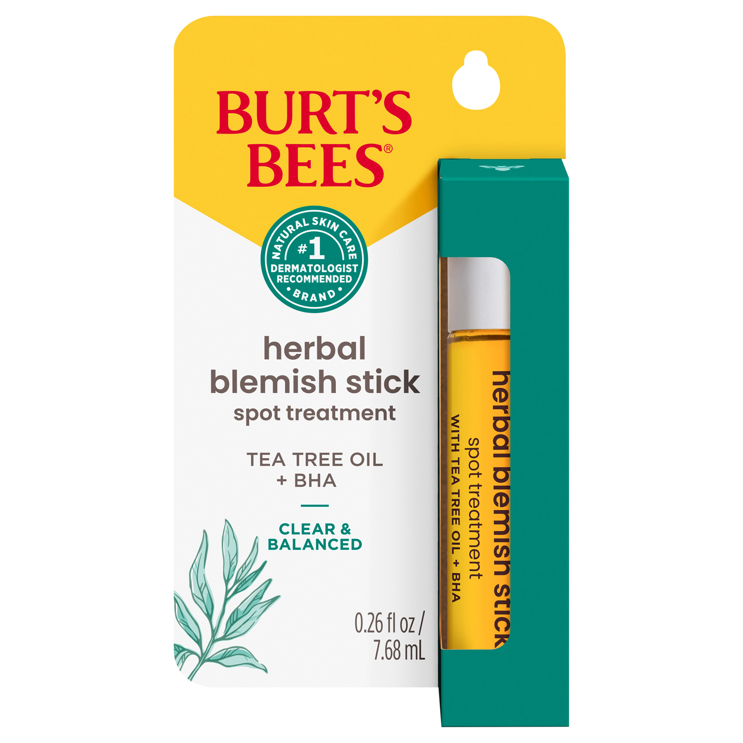 Burts Bees Clear and Balanced Herbal Blemish Stick