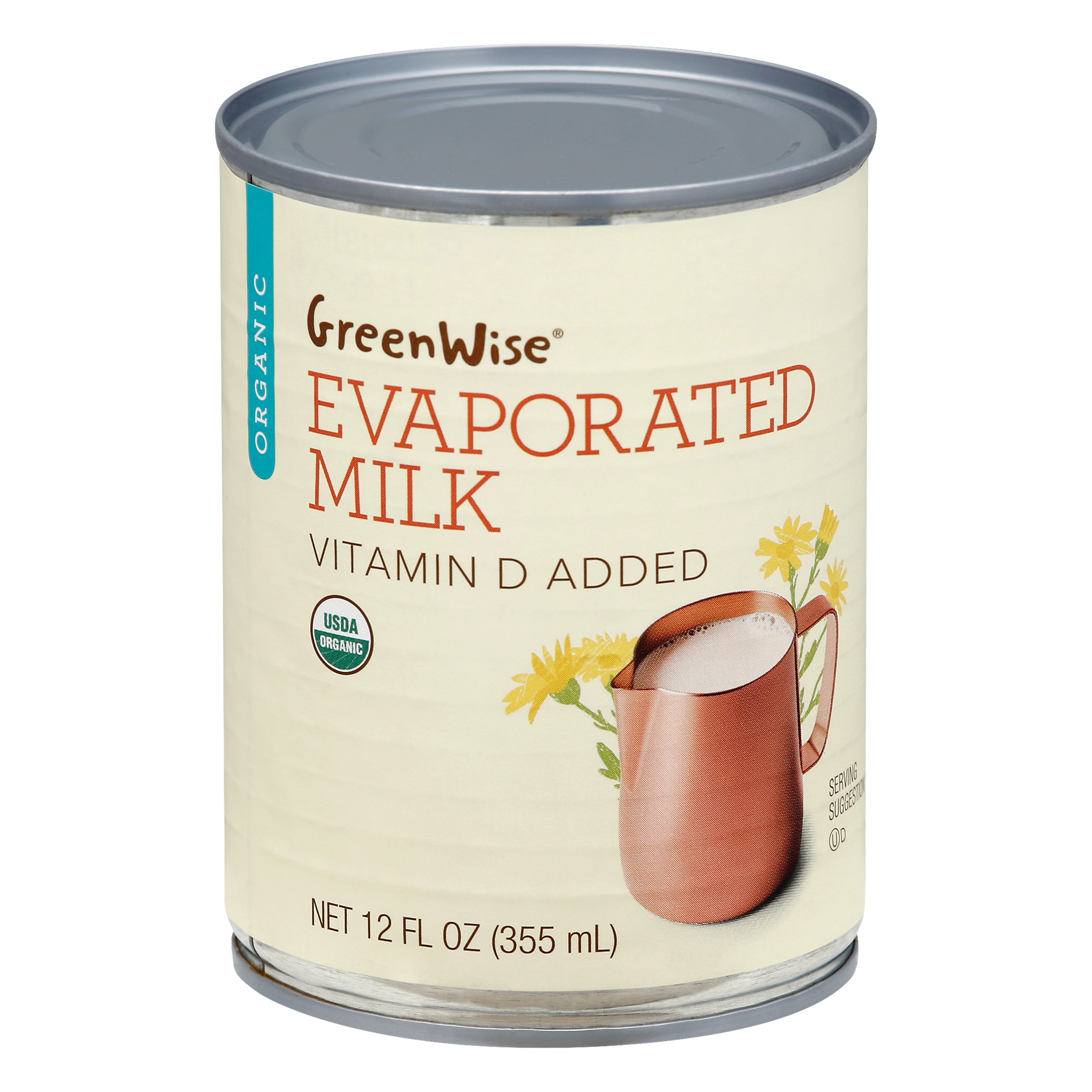 GreenWise Organic Evaporated Milk 12.0 oz CAN