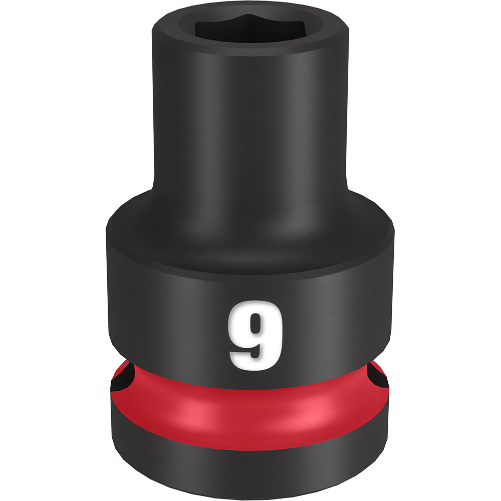 SHOCKWAVE Impact Duty 1/2" Drive 9MM Standard 6 Point Socket