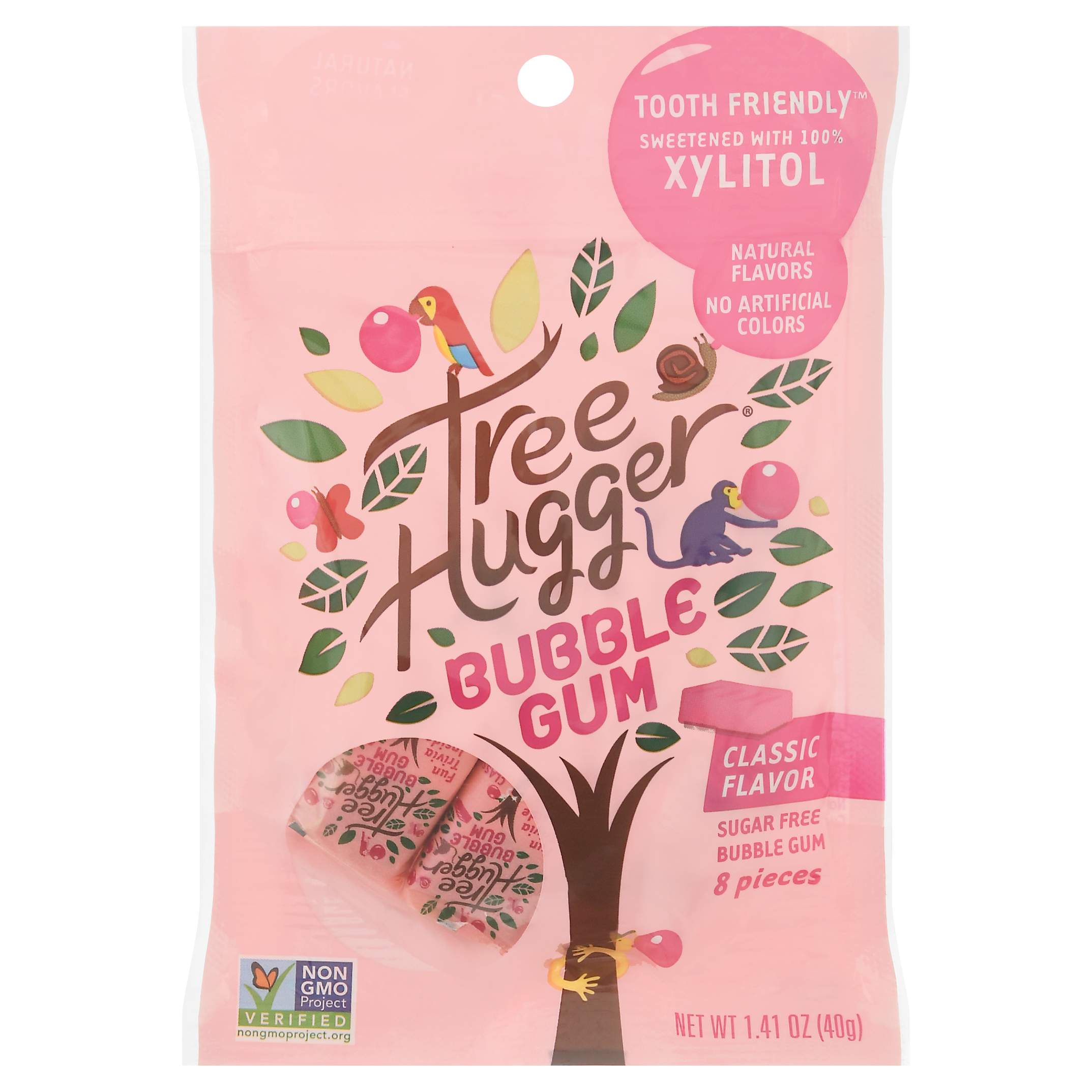 Tree Hugger Classic Flavor Sugar Free Bubble Gum