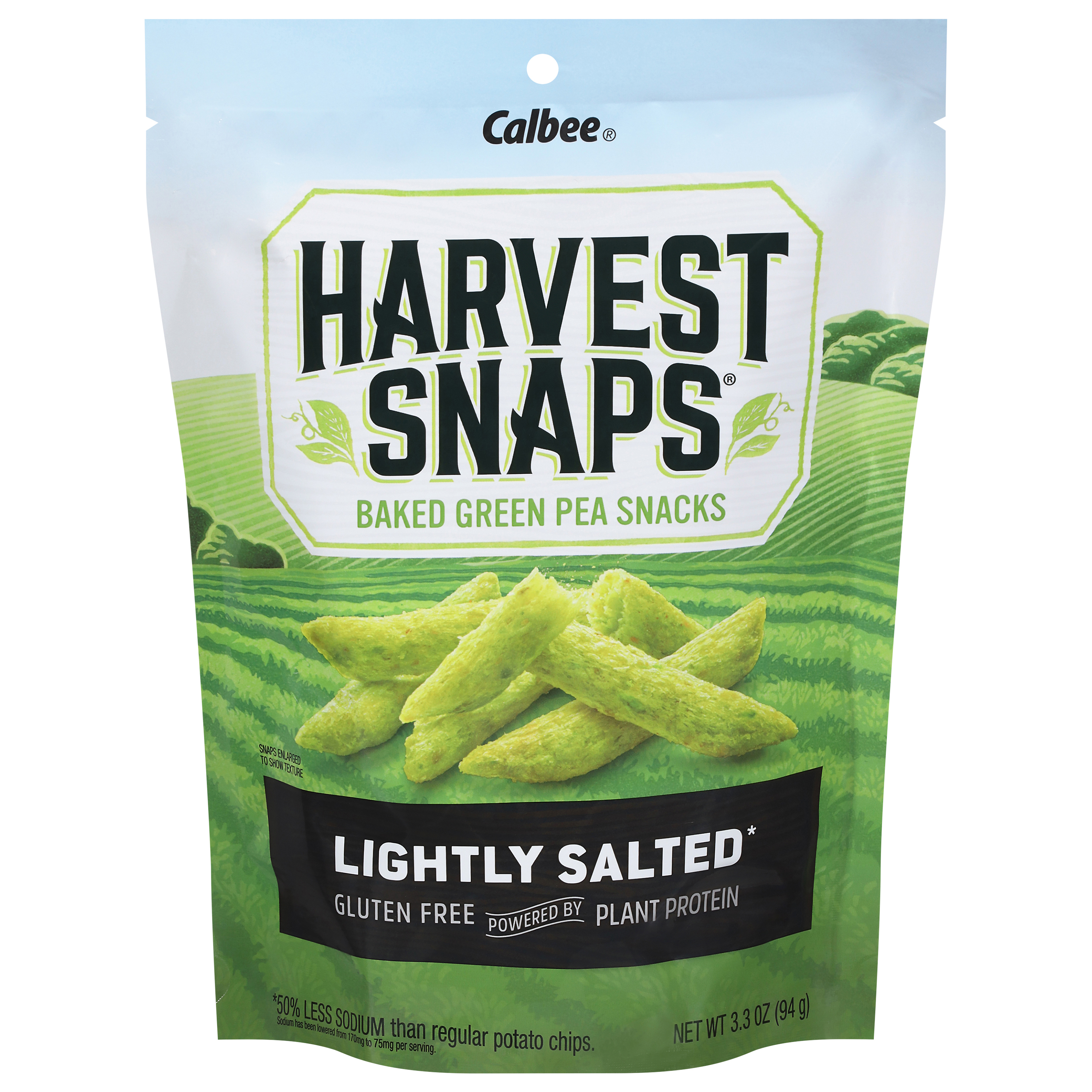 Harvest Snaps Lightly Salted Baked Green Pea Snacks