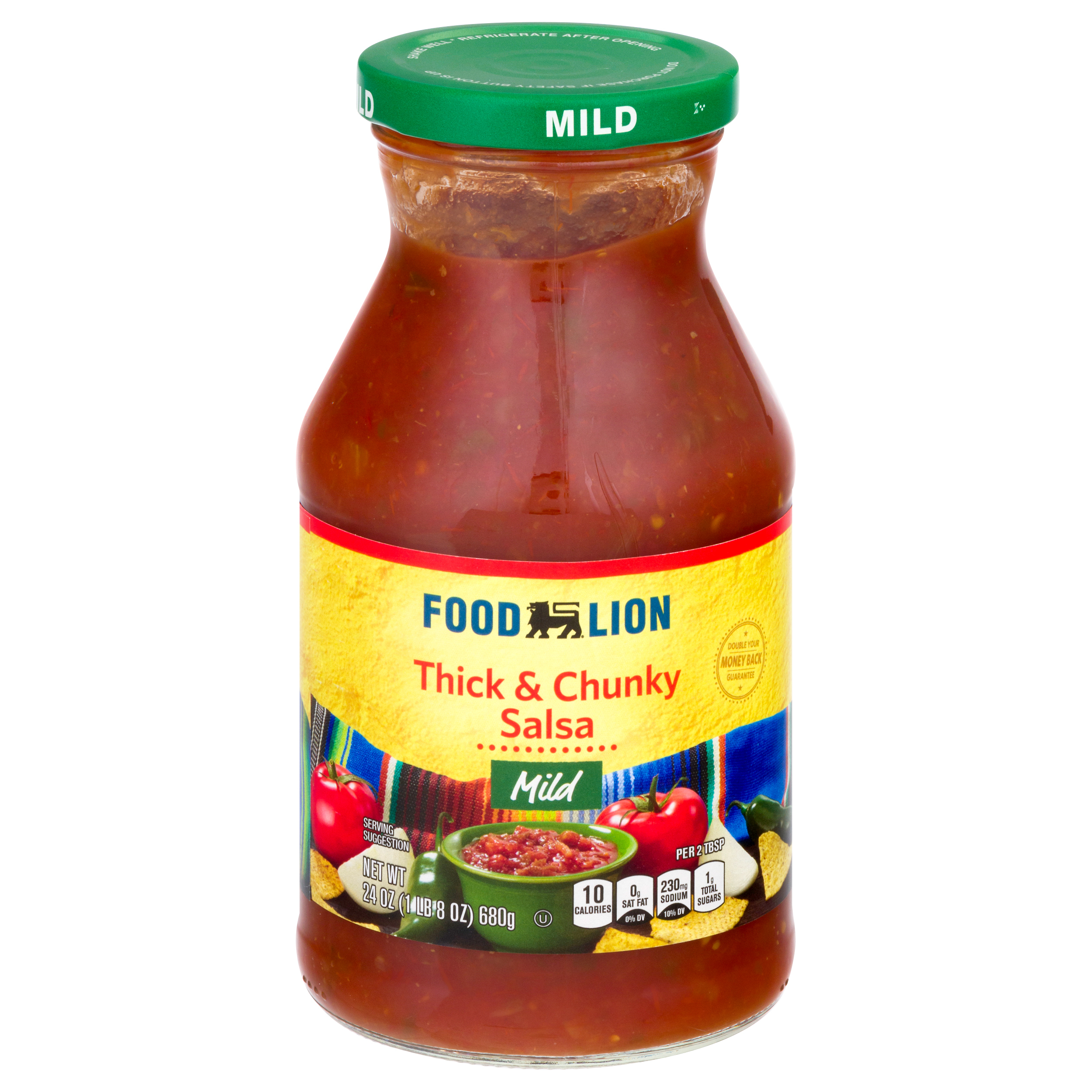 Food Lion Mild Thick & Chunky Salsa 24 oz JAR